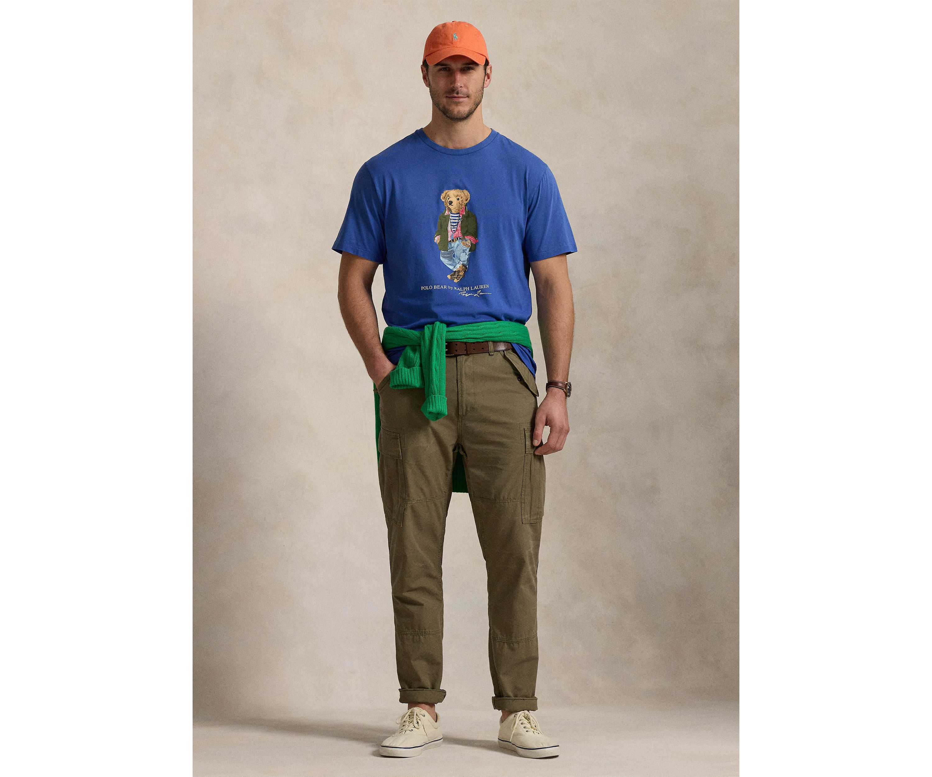 Big & Tall Polo Bear Tie Dye Graphic T-Shirt