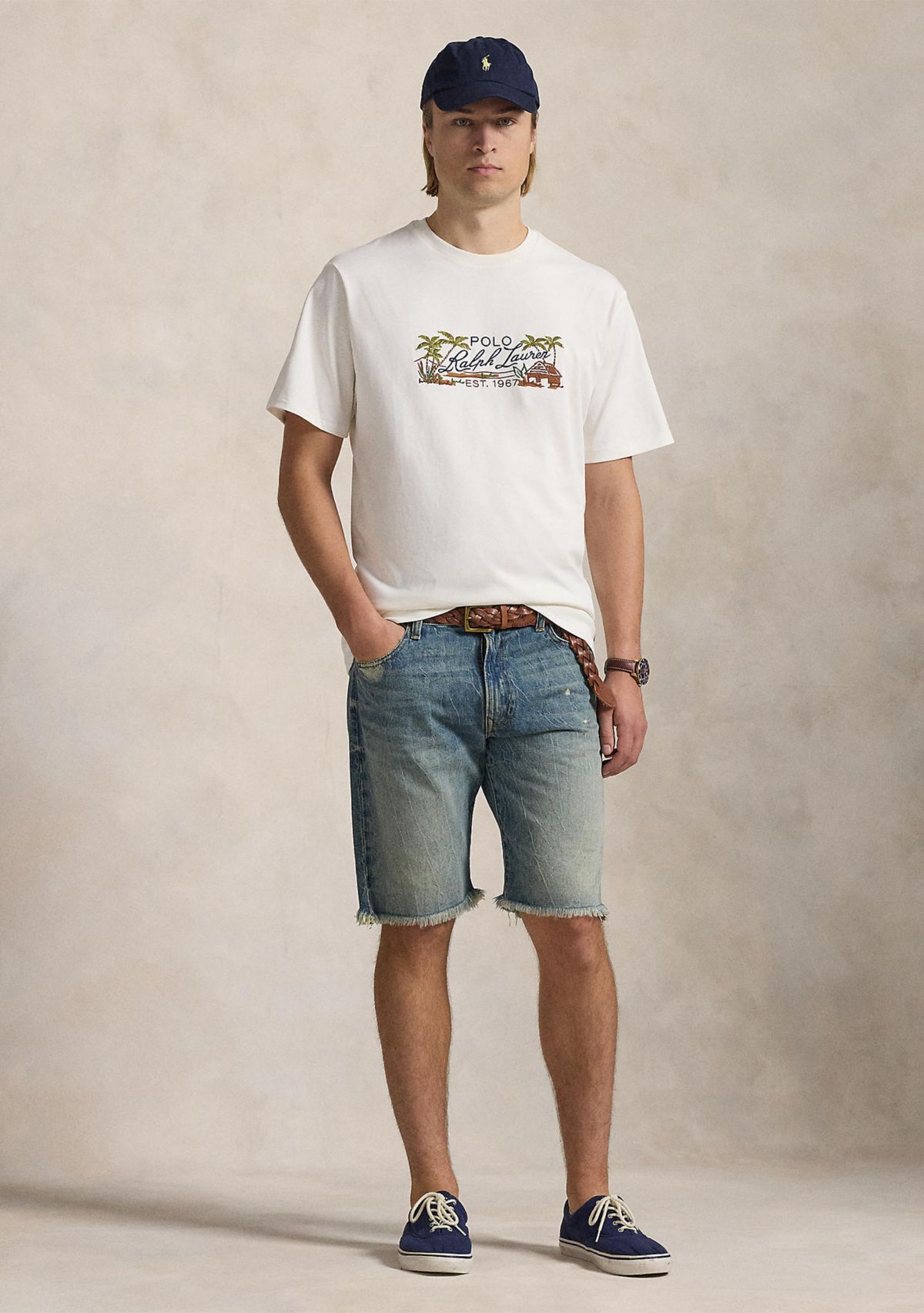 Big & Tall Embroidered Jersey T-Shirt