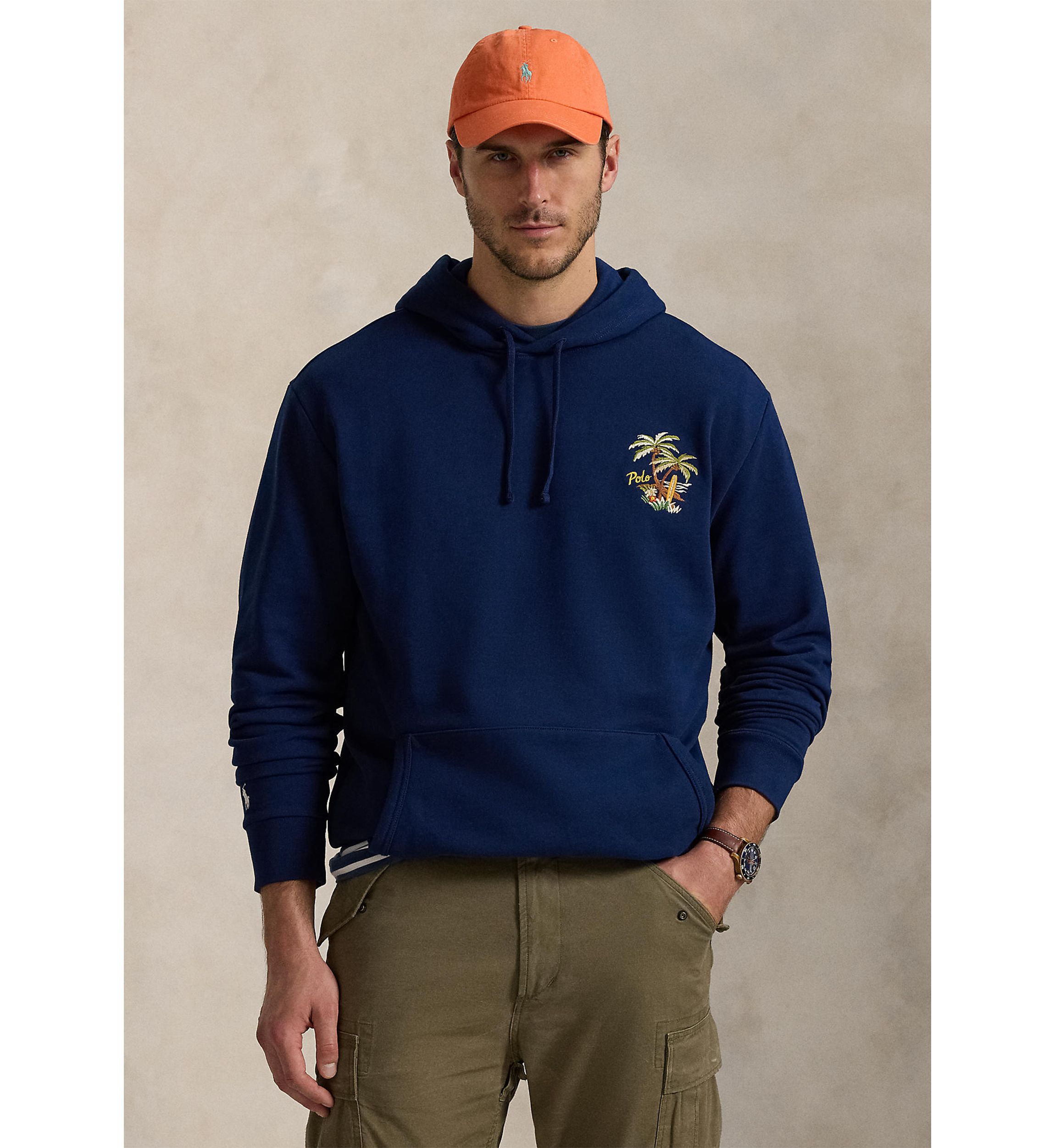 Big & Tall Tropical Loopback Fleece Hoodie