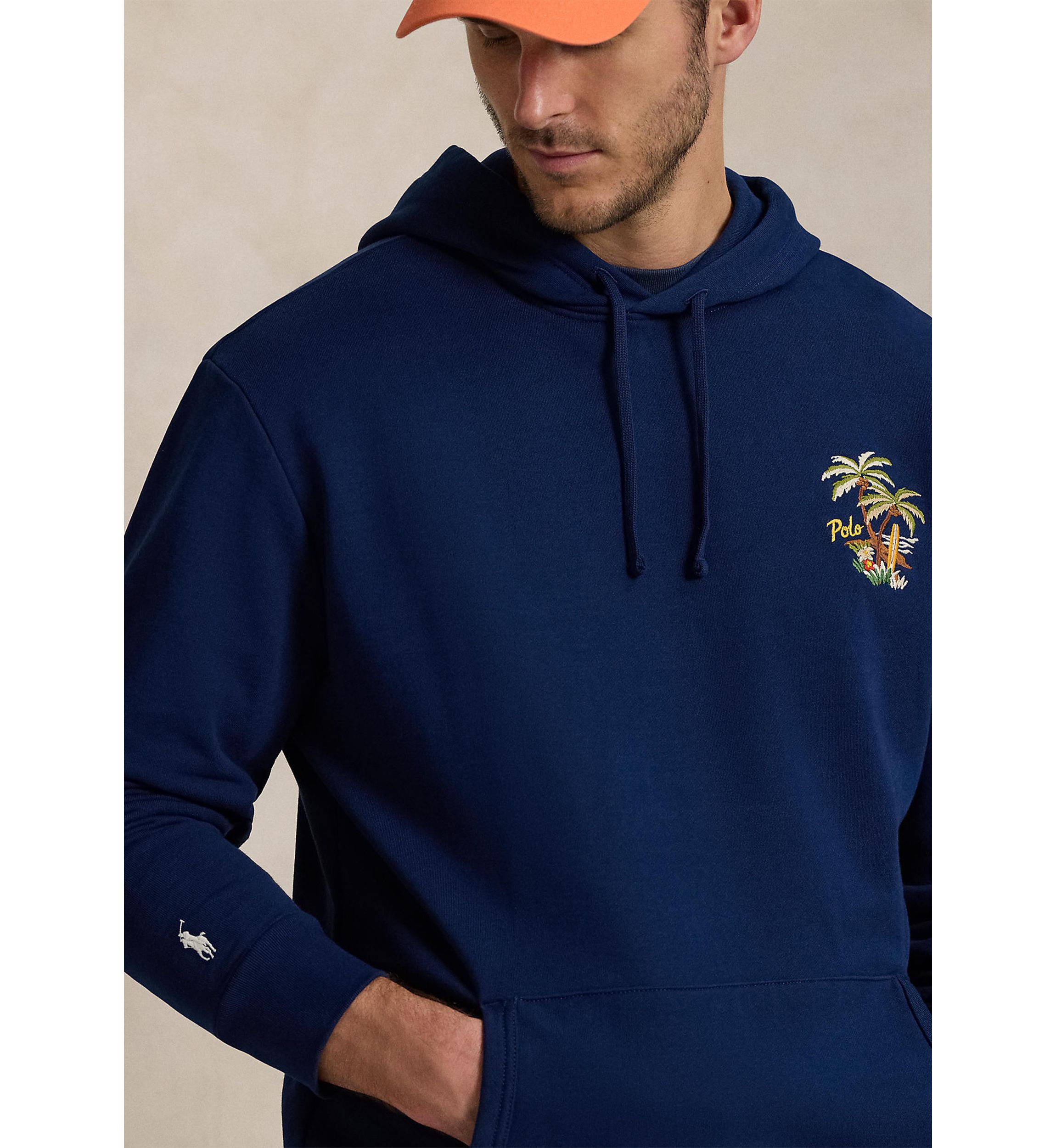 Big & Tall Tropical Loopback Fleece Hoodie