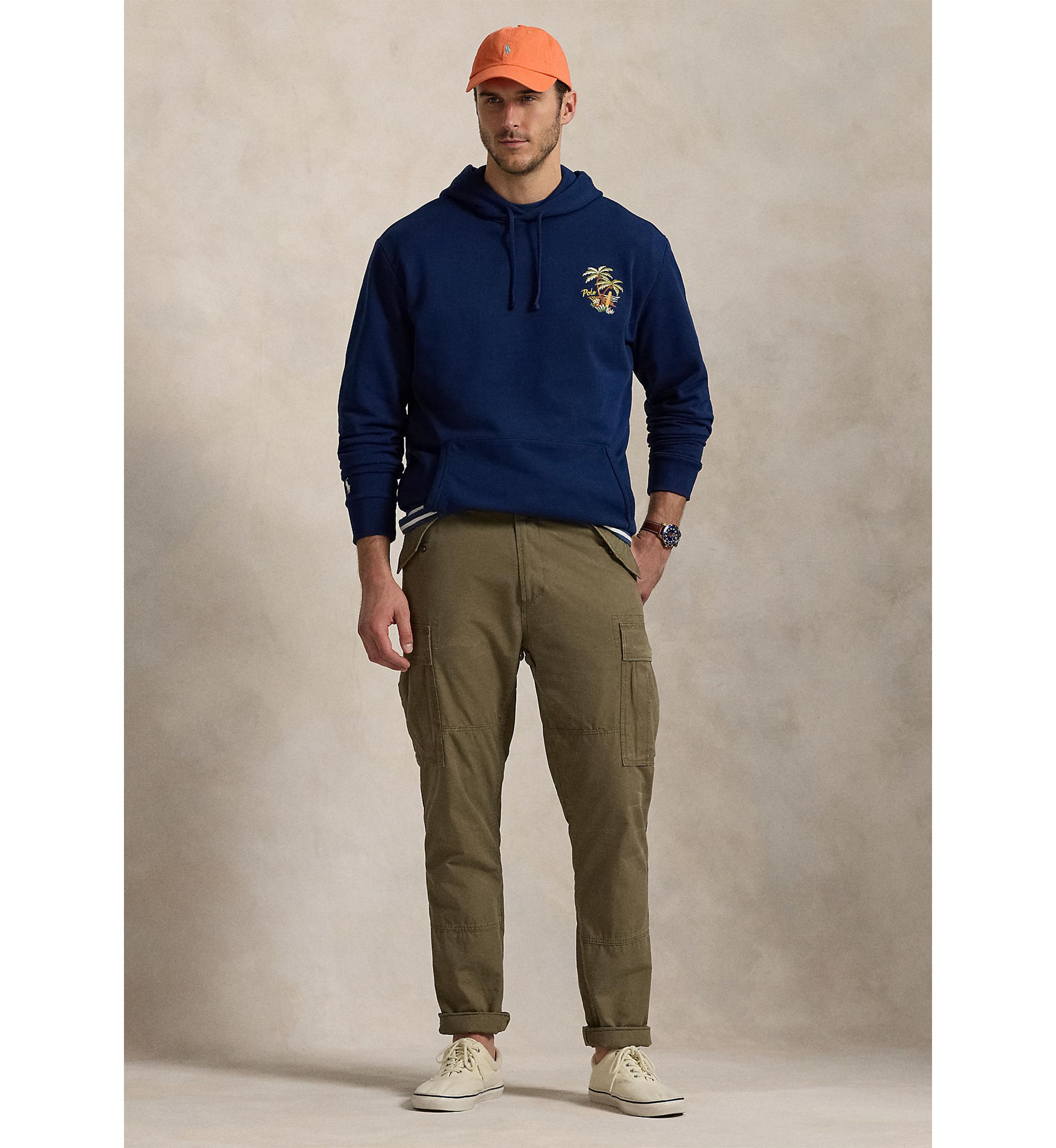 Big & Tall Tropical Loopback Fleece Hoodie