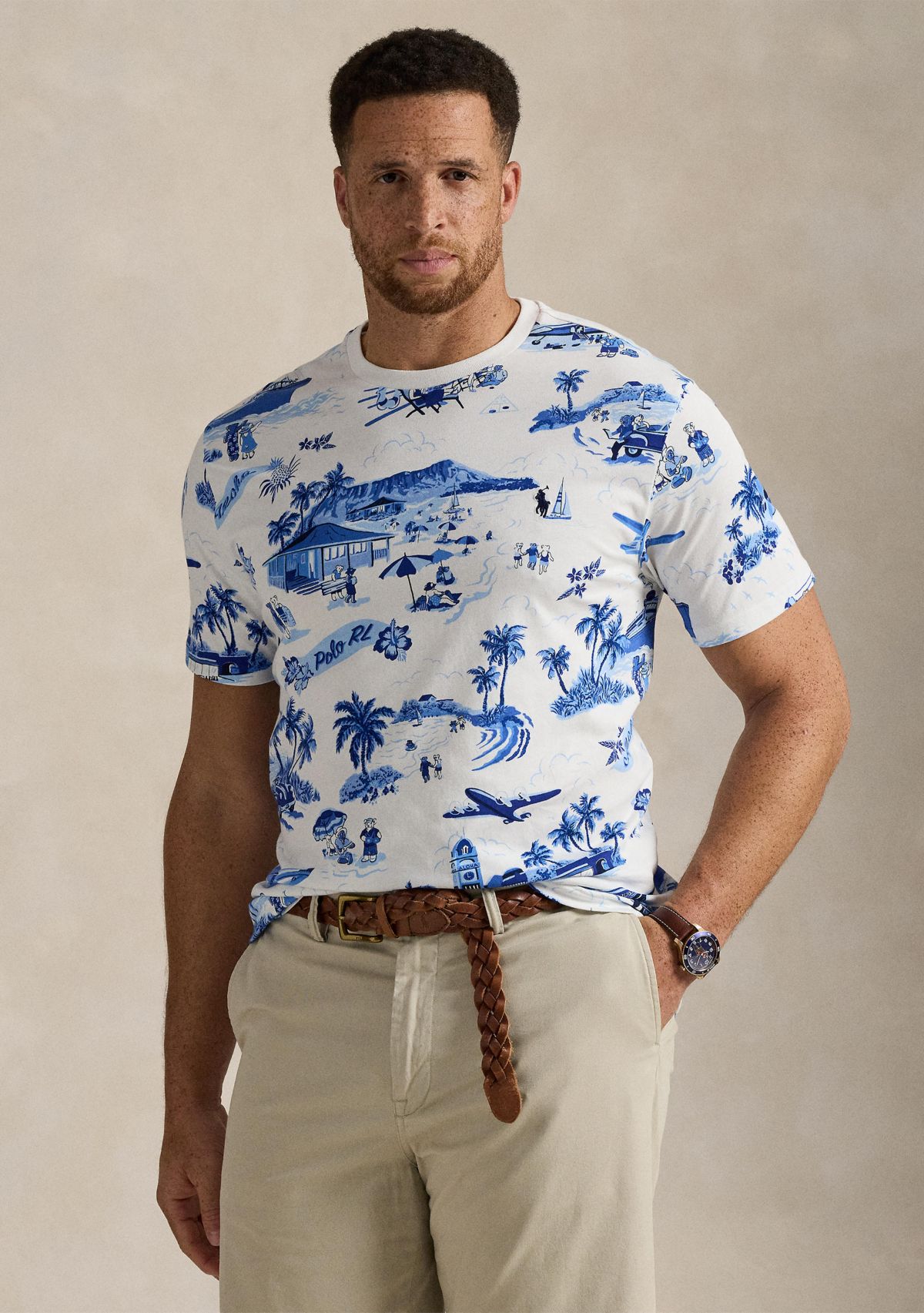 Big & Tall Polo Bear Jersey T-Shirt