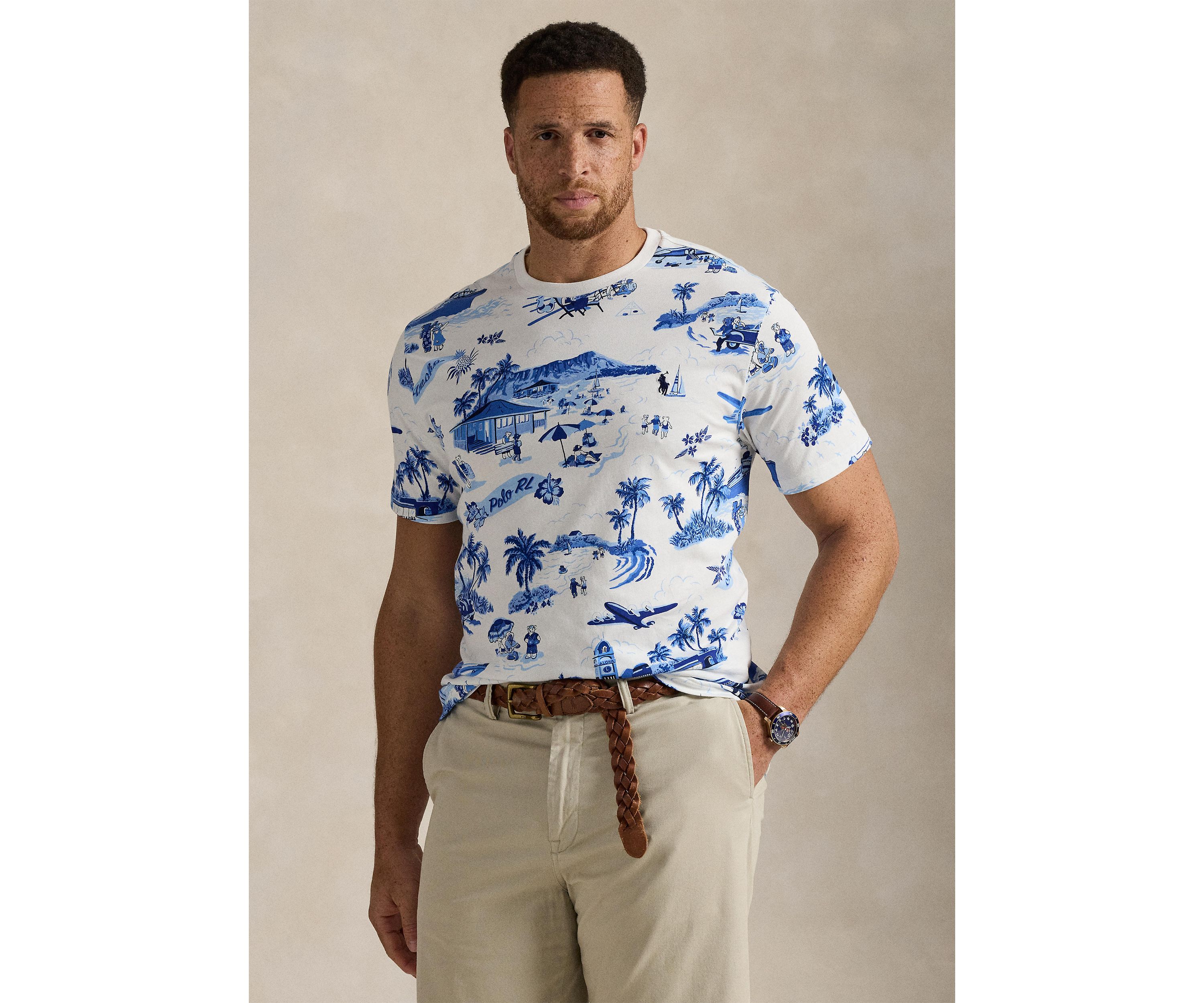 Big & Tall Polo Bear Jersey T-Shirt
