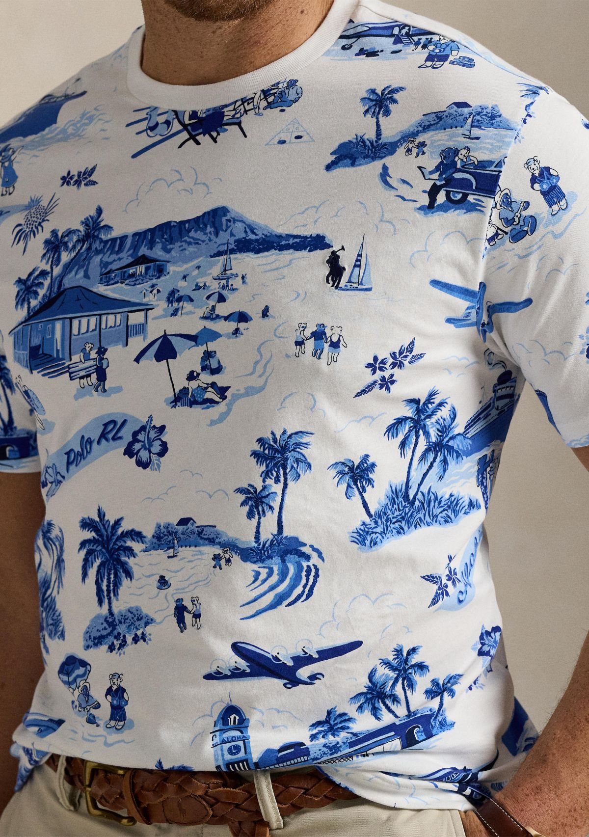 Big & Tall Polo Bear Jersey T-Shirt