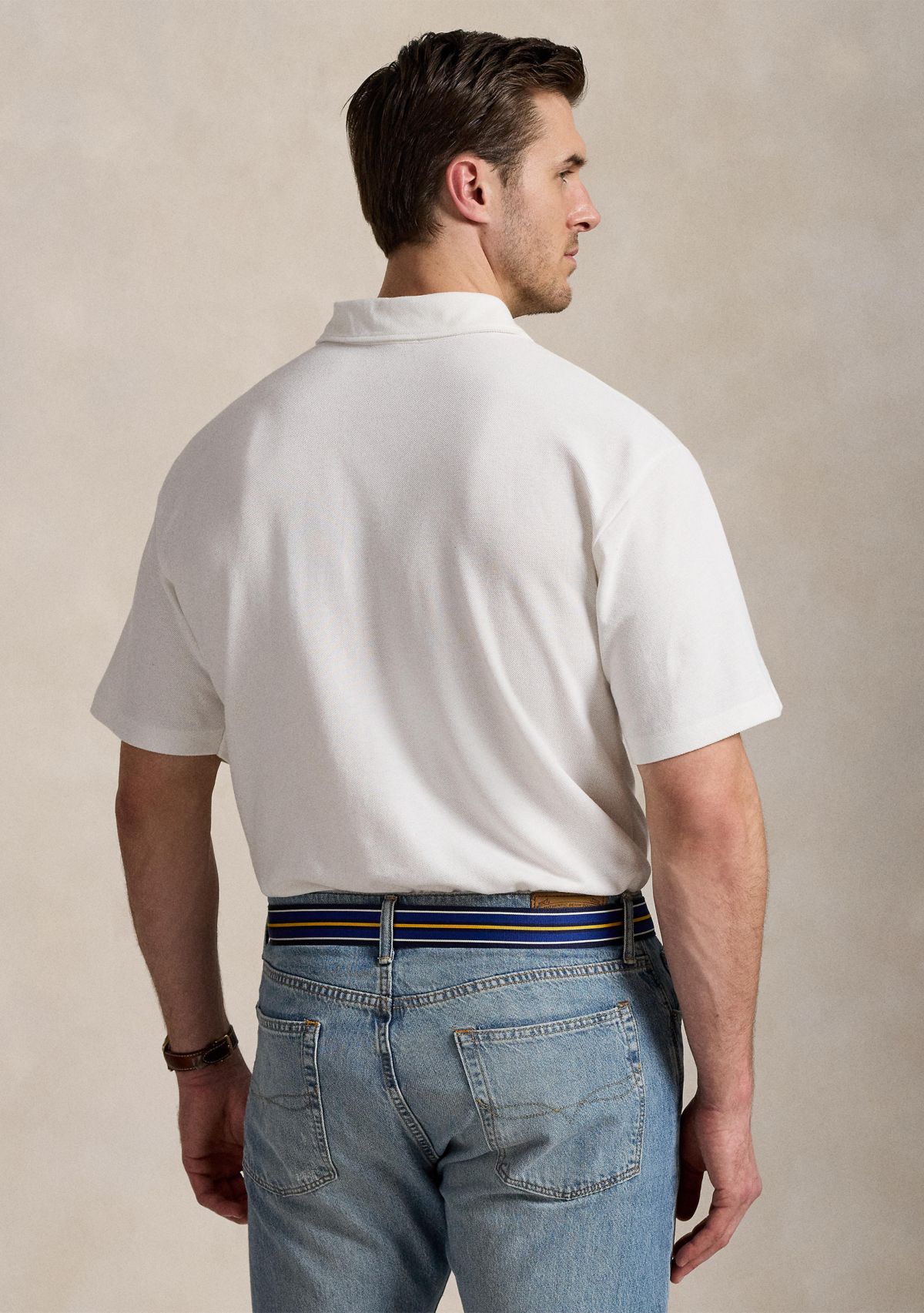 Big & Tall Polo Bear Mesh Polo Shirt