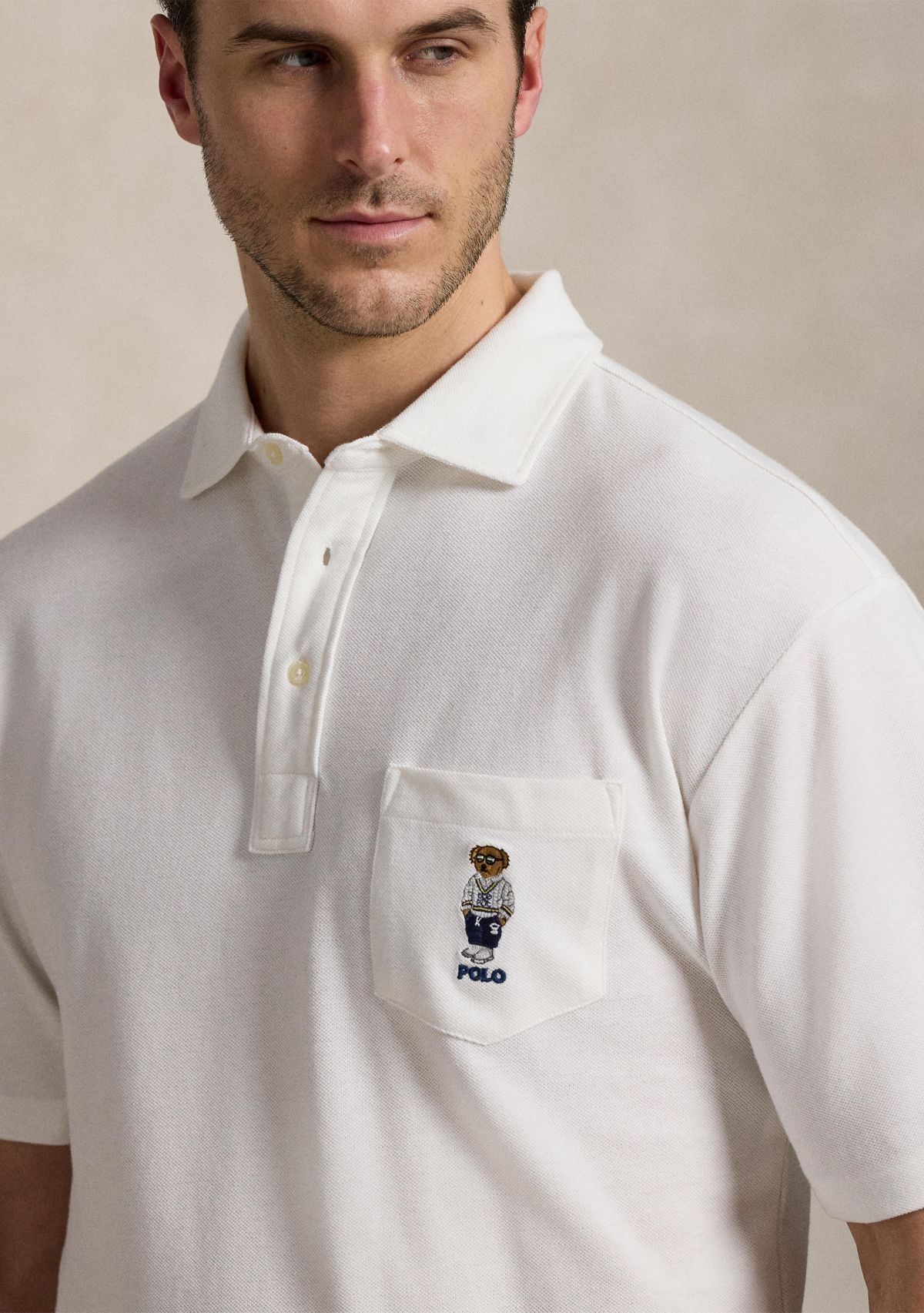 Big & Tall Polo Bear Mesh Polo Shirt