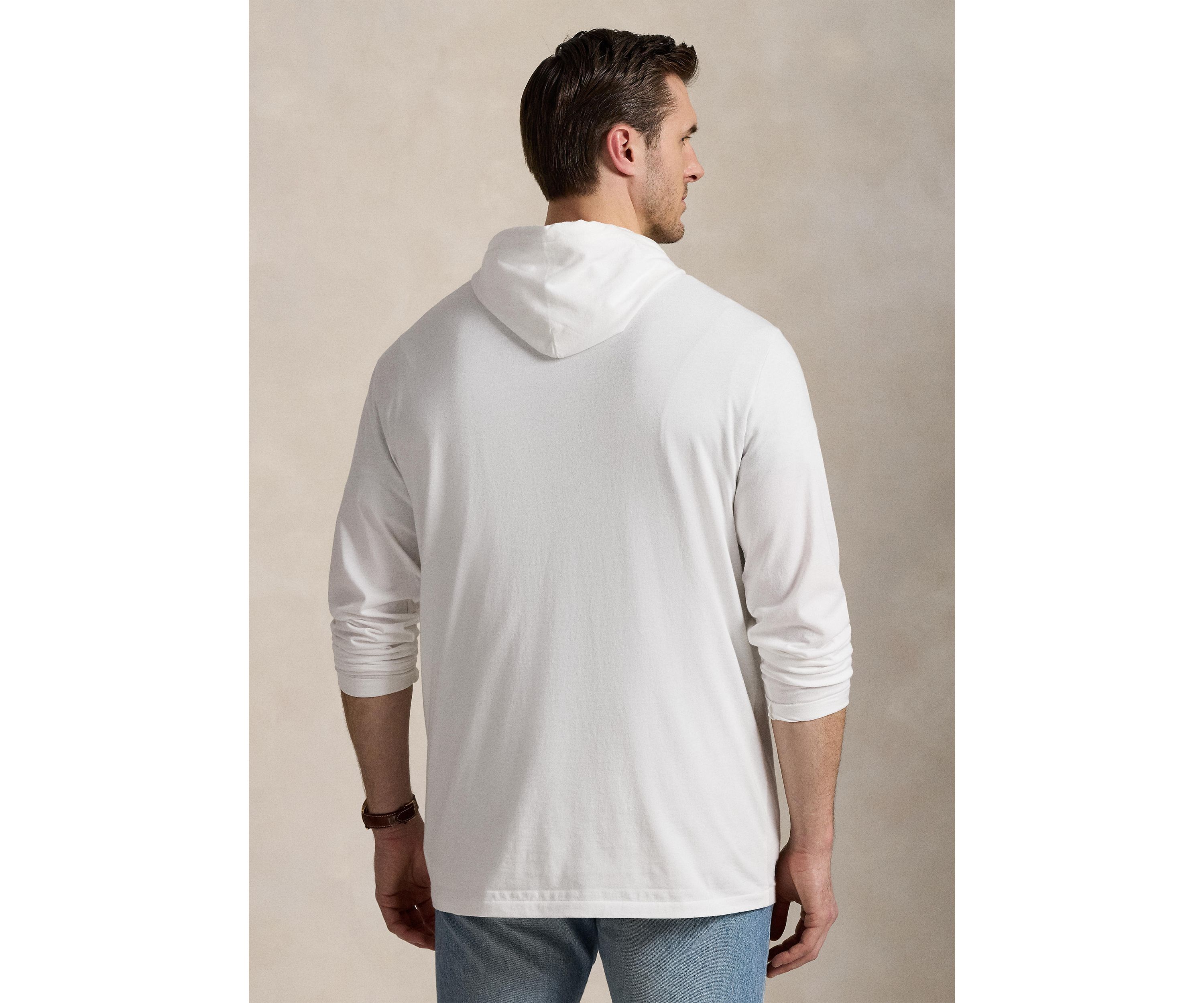 Big & Tall Logo Jersey Hooded T-Shirt