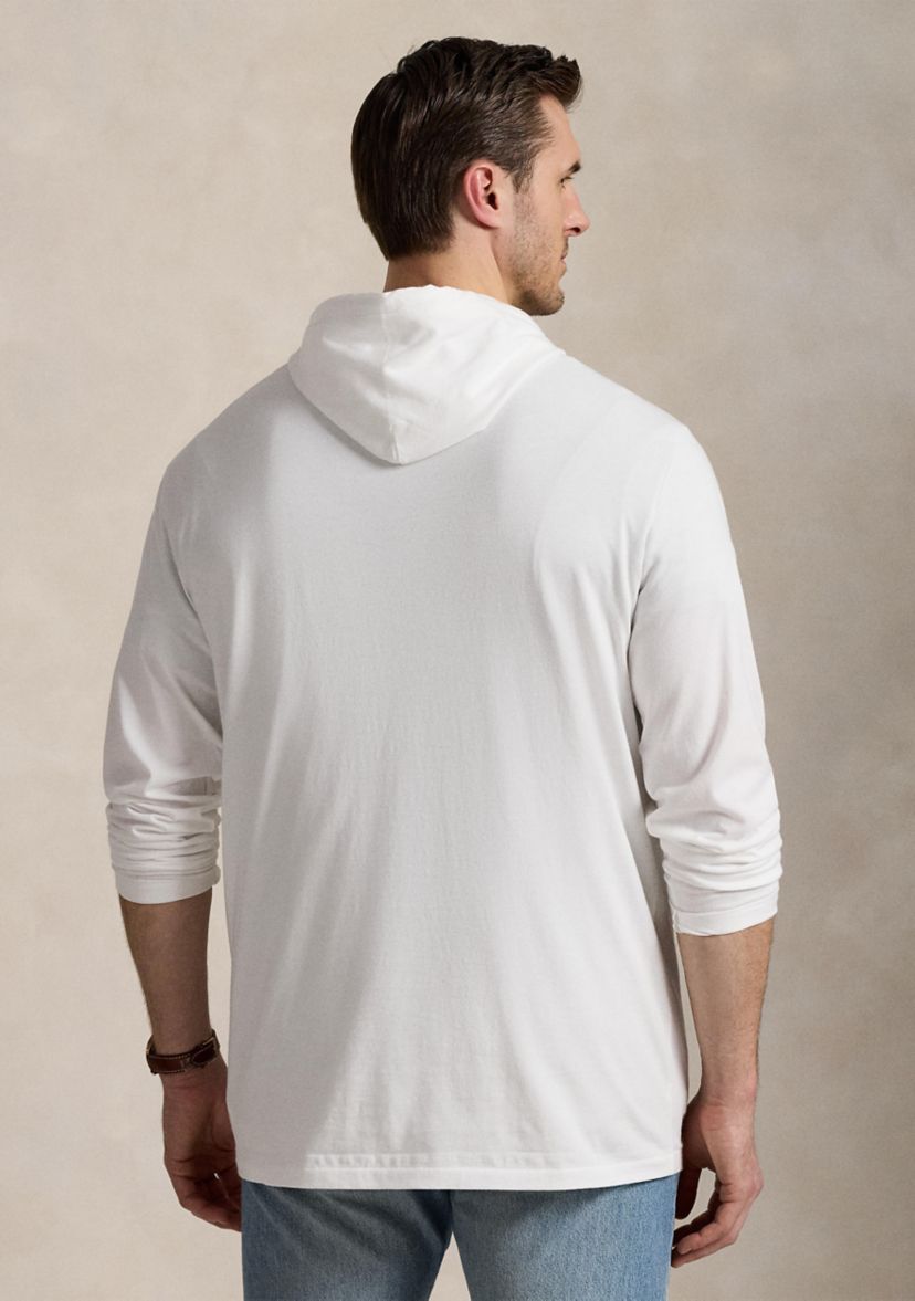 Big & Tall Logo Jersey Hooded T-Shirt