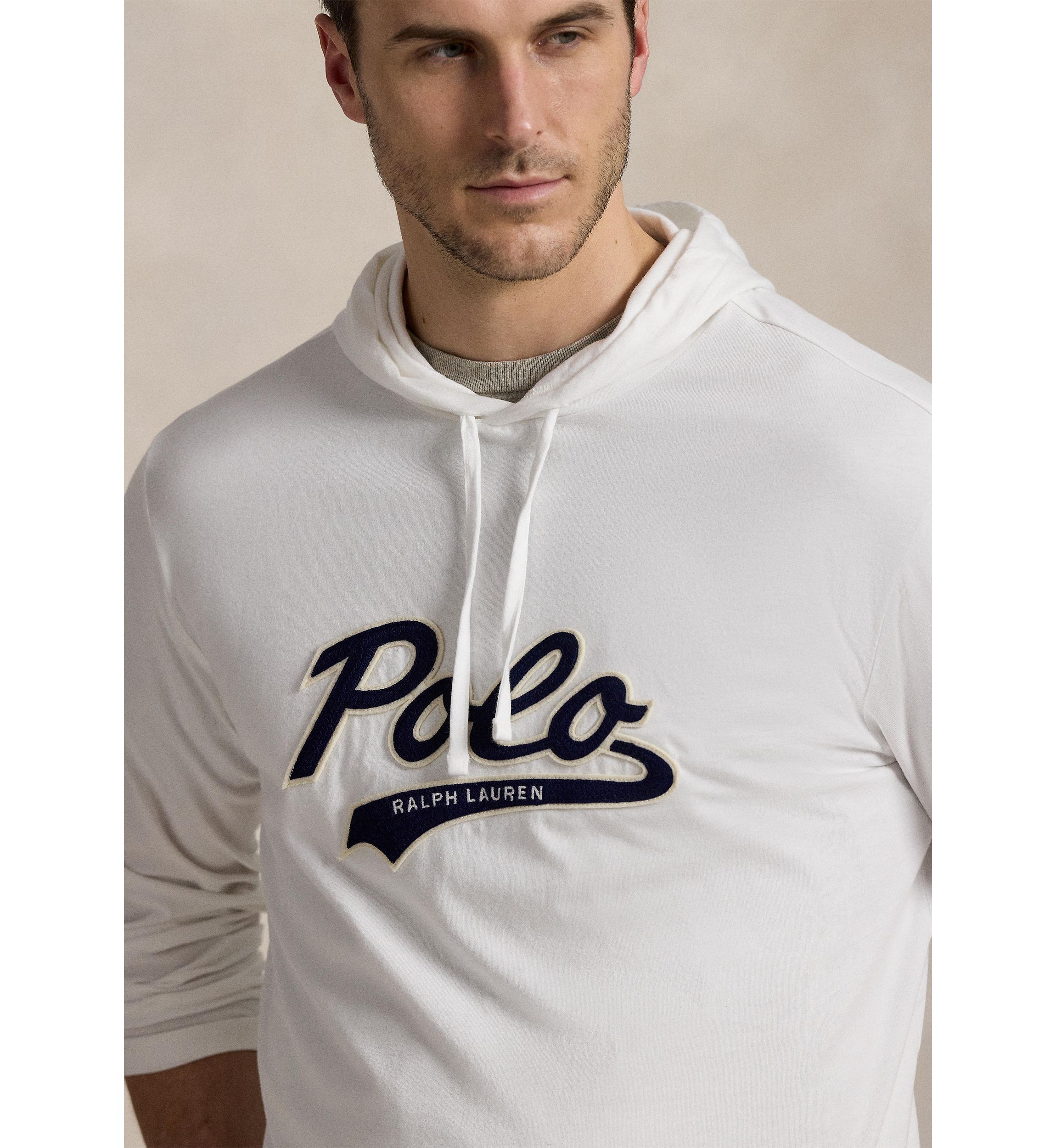 Big & Tall Logo Jersey Hooded T-Shirt