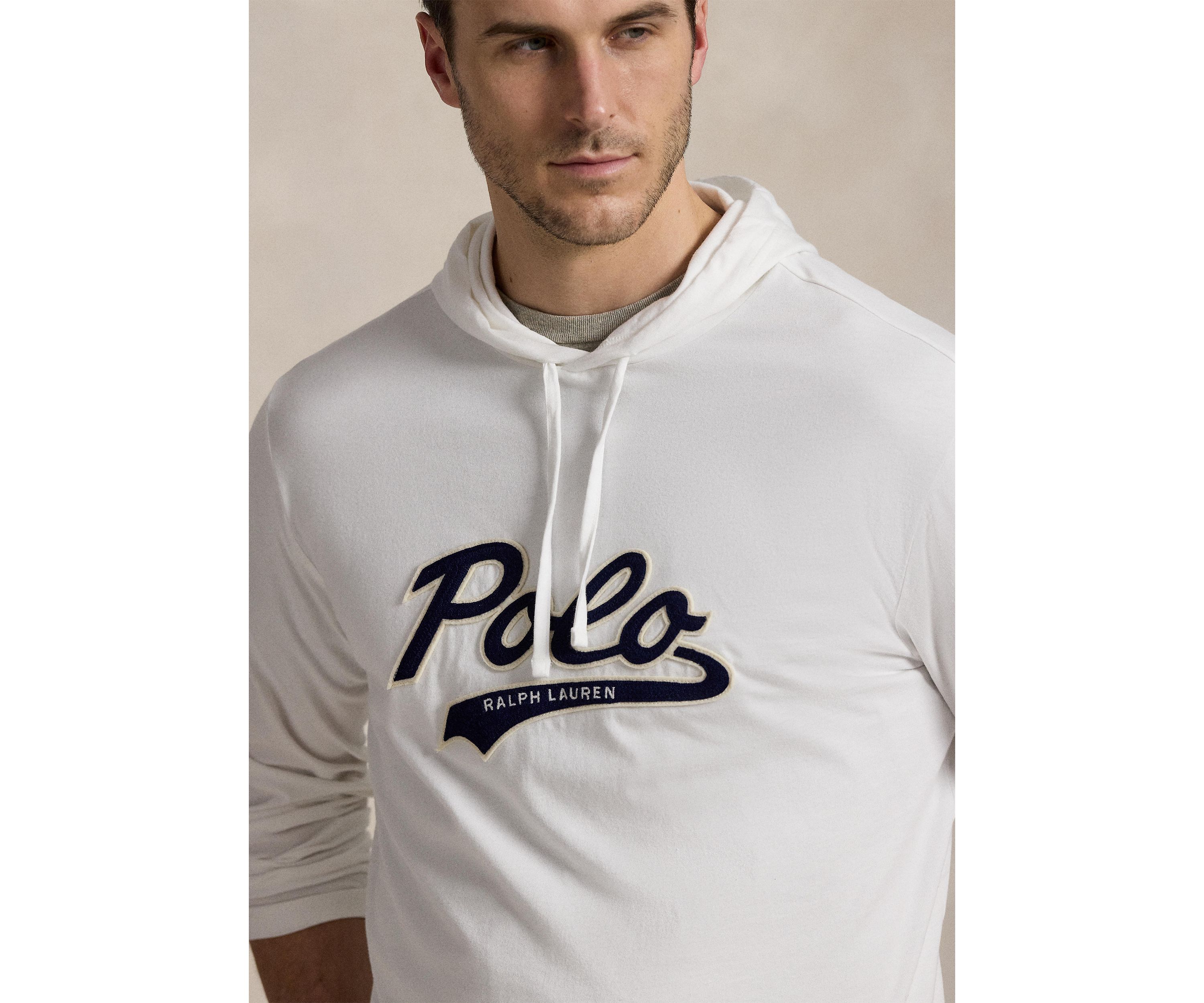 Big & Tall Logo Jersey Hooded T-Shirt