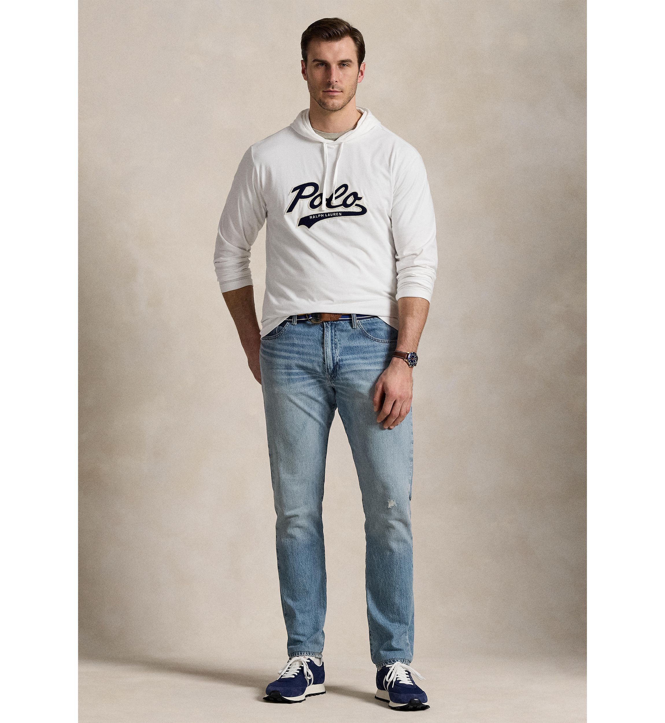 Big & Tall Logo Jersey Hooded T-Shirt