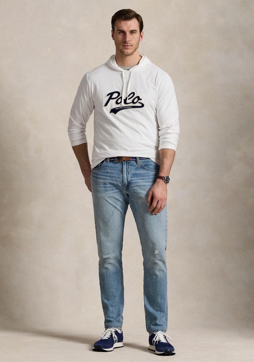 Big & Tall Logo Jersey Hooded T-Shirt