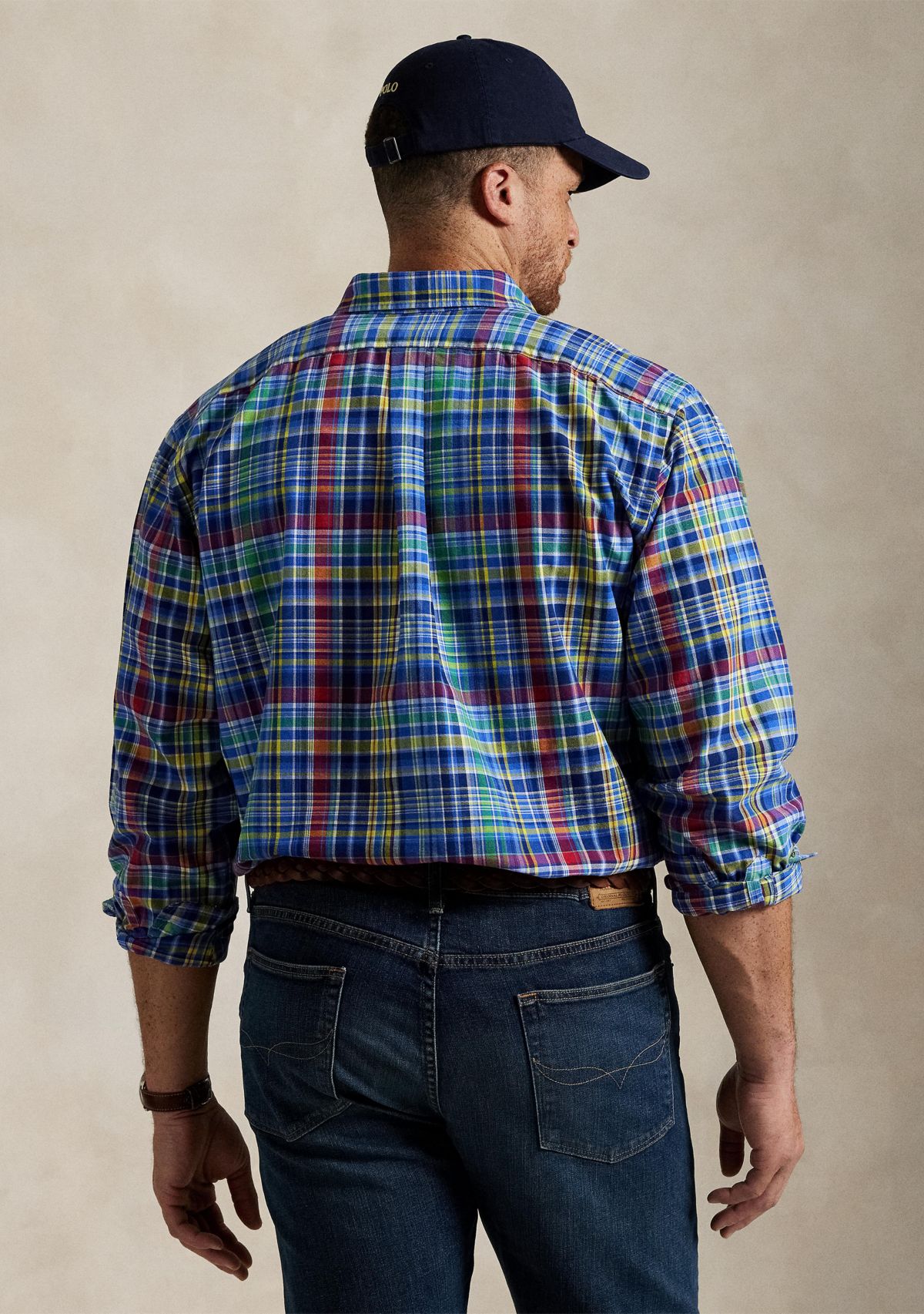 Big & Tall Plaid Oxford Shirt