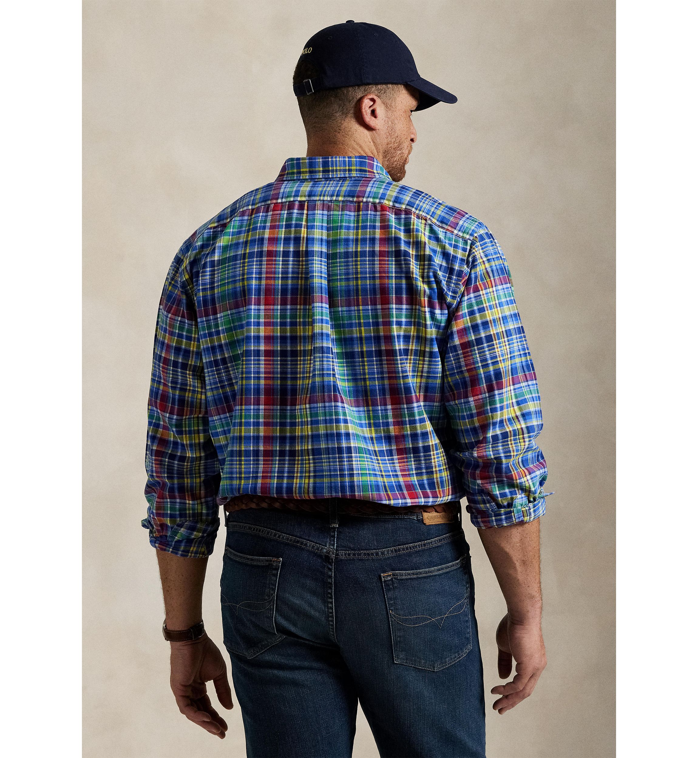 Big & Tall Plaid Oxford Shirt