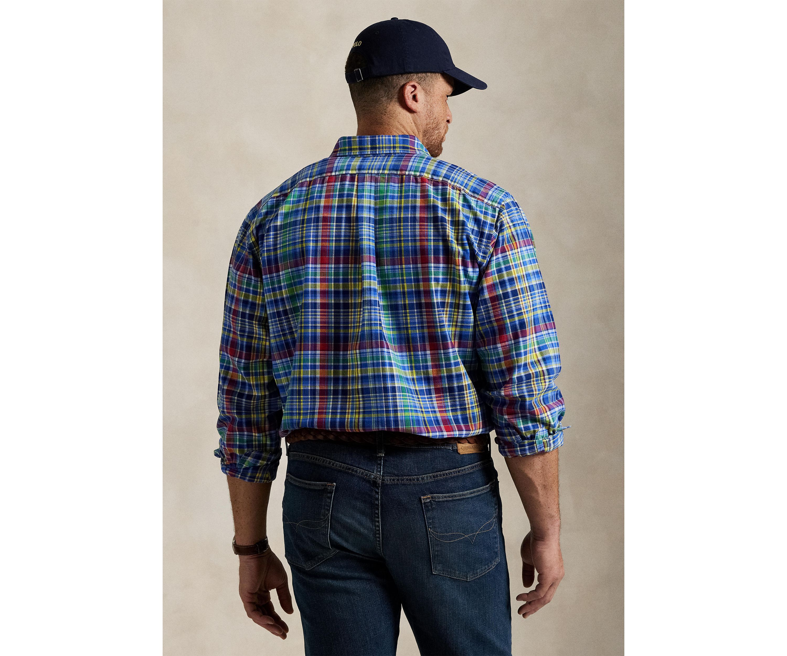 Big & Tall Plaid Oxford Shirt