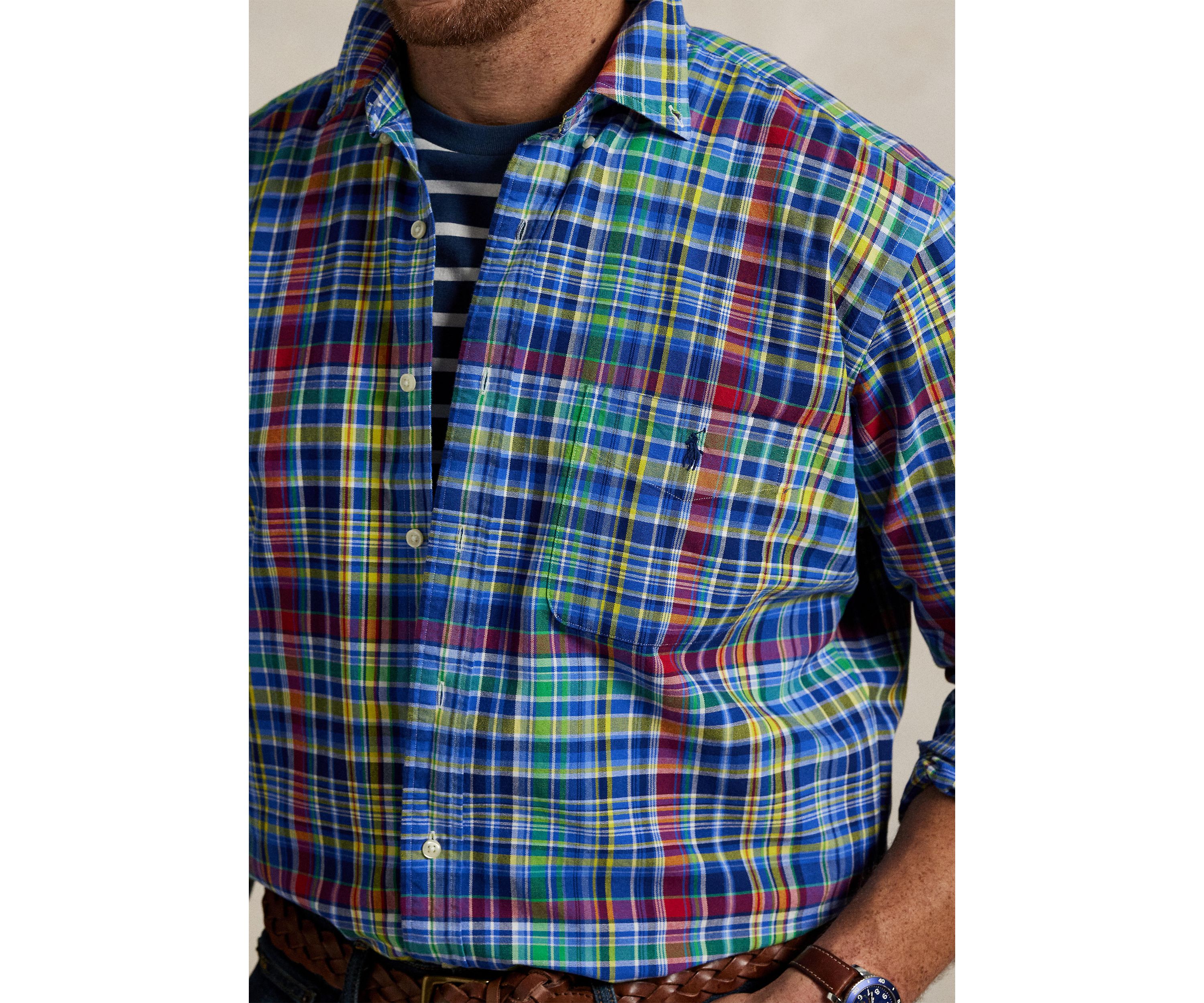 Big & Tall Plaid Oxford Shirt