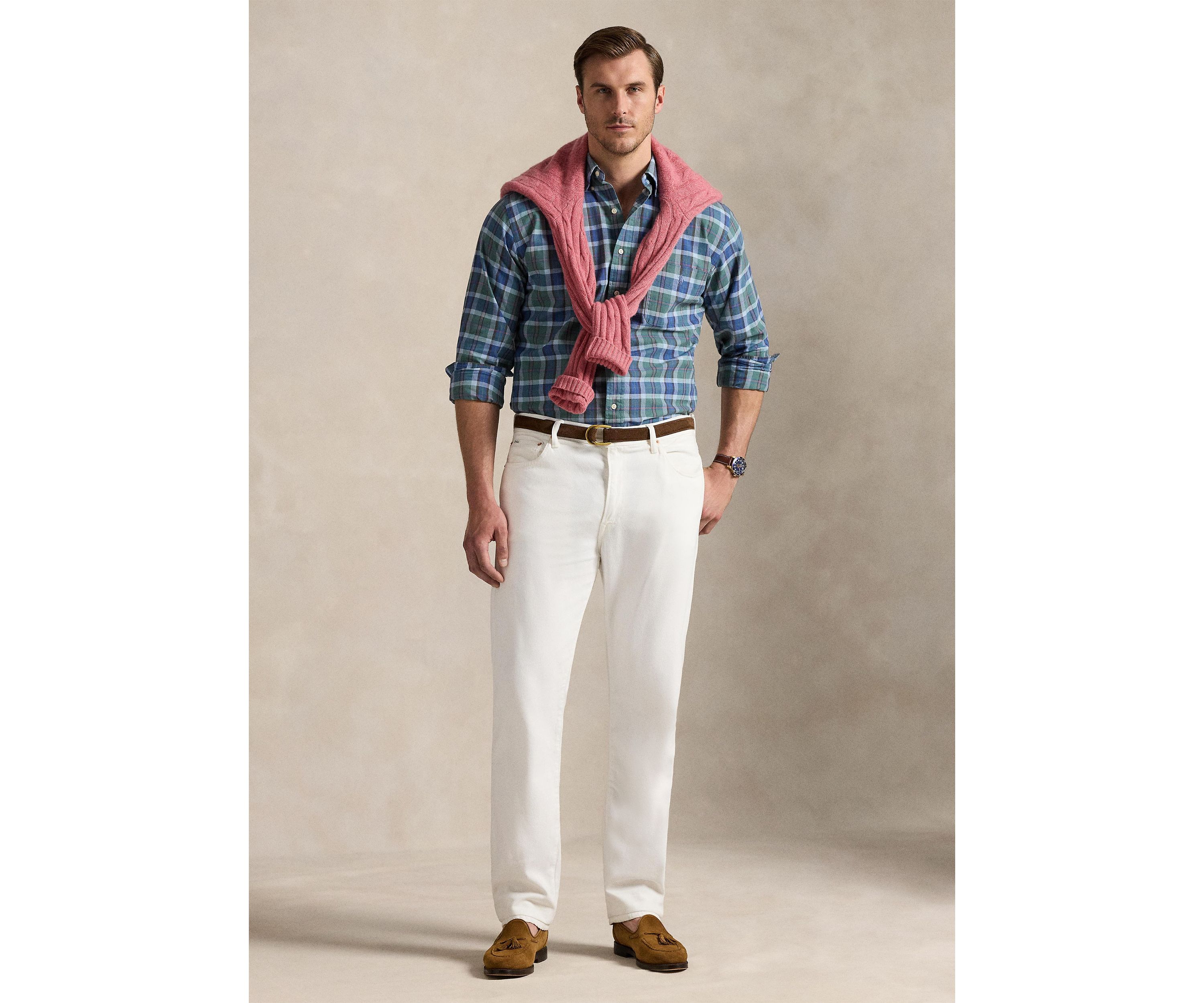 Big & Tall Plaid Oxford Shirt