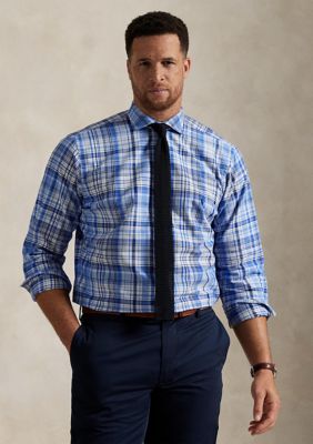 Polo Ralph Lauren Men's Big & Tall Plaid Oxford Shirt