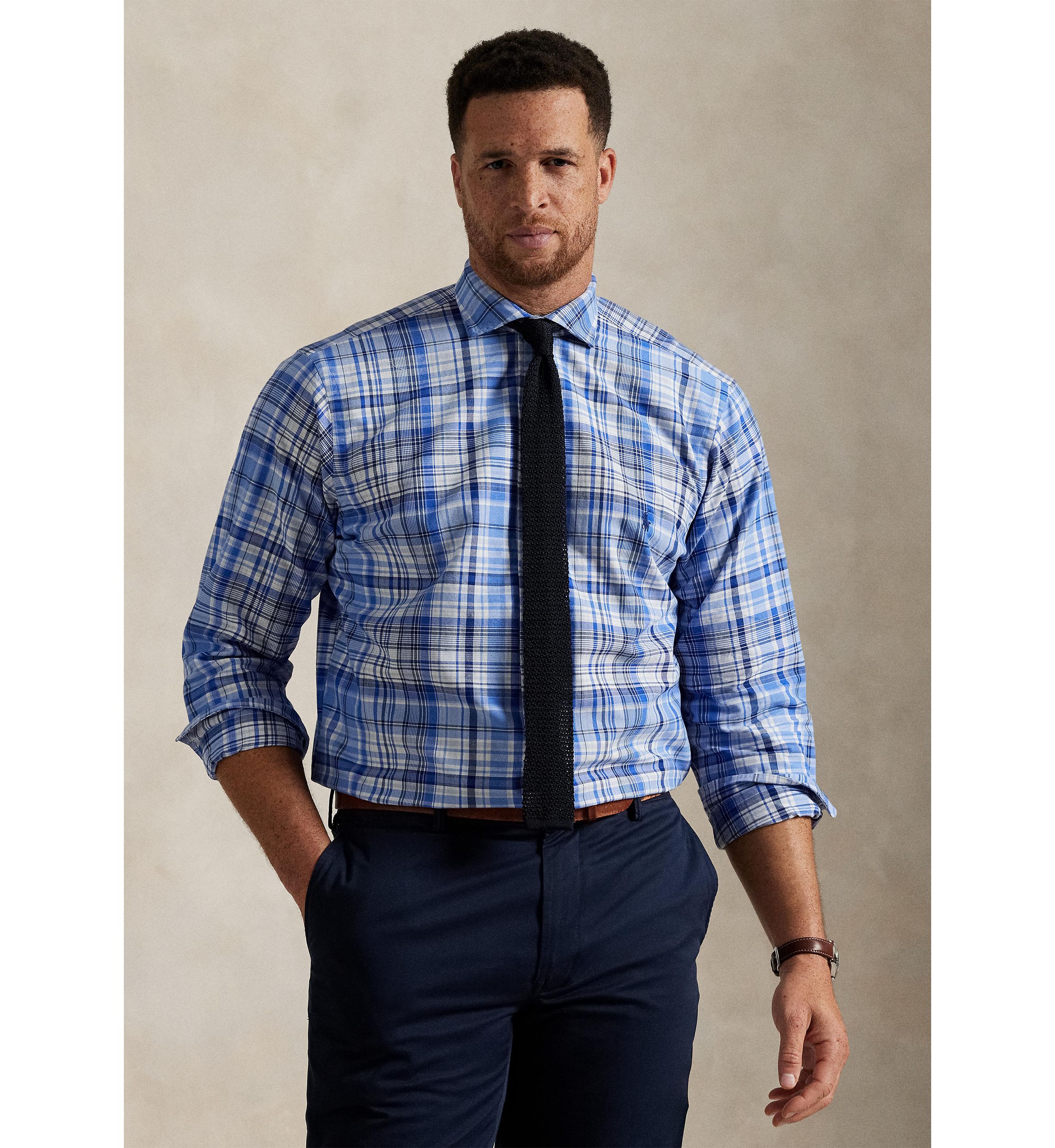 Big & Tall Plaid Oxford Shirt