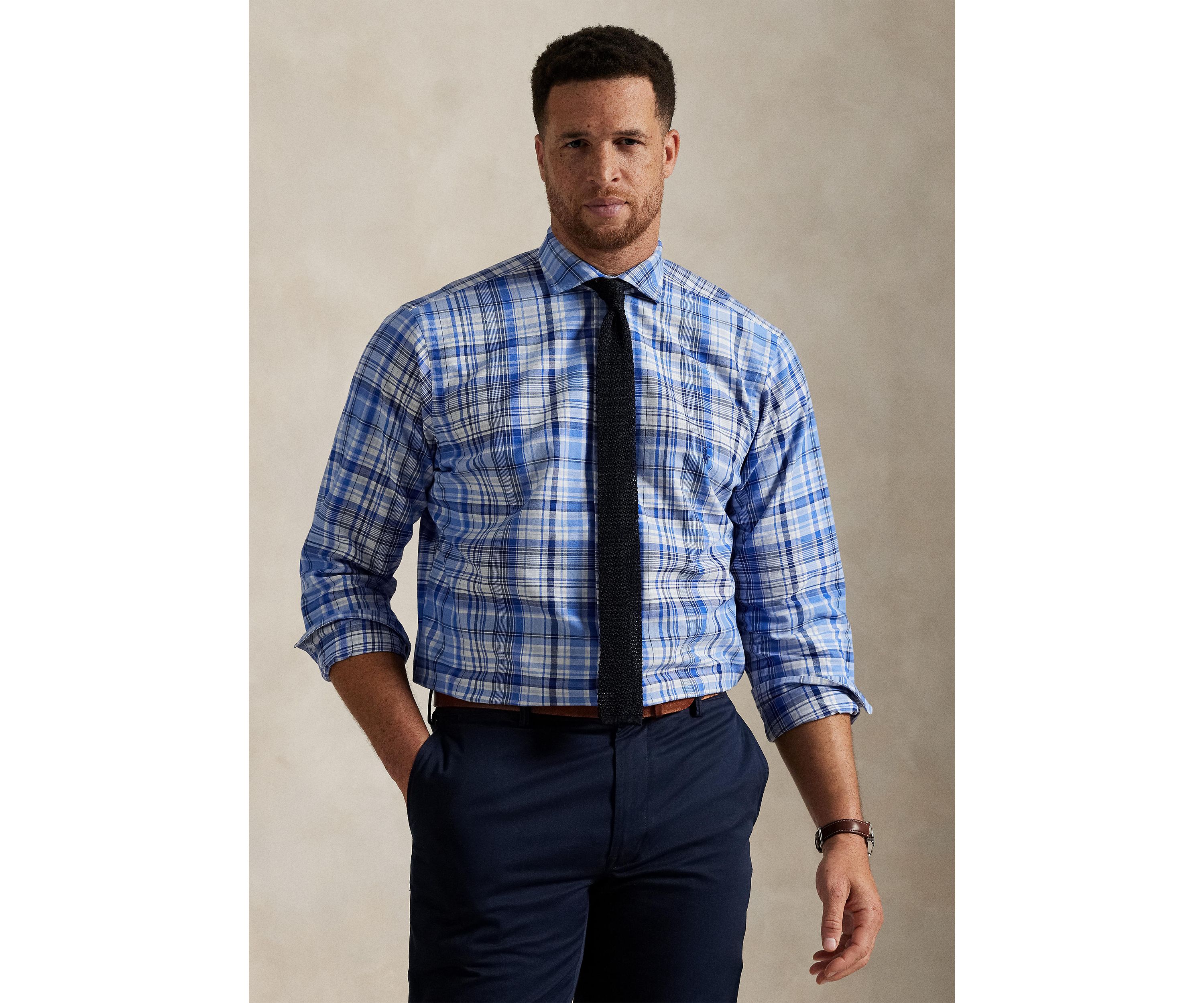 Big & Tall Plaid Oxford Shirt