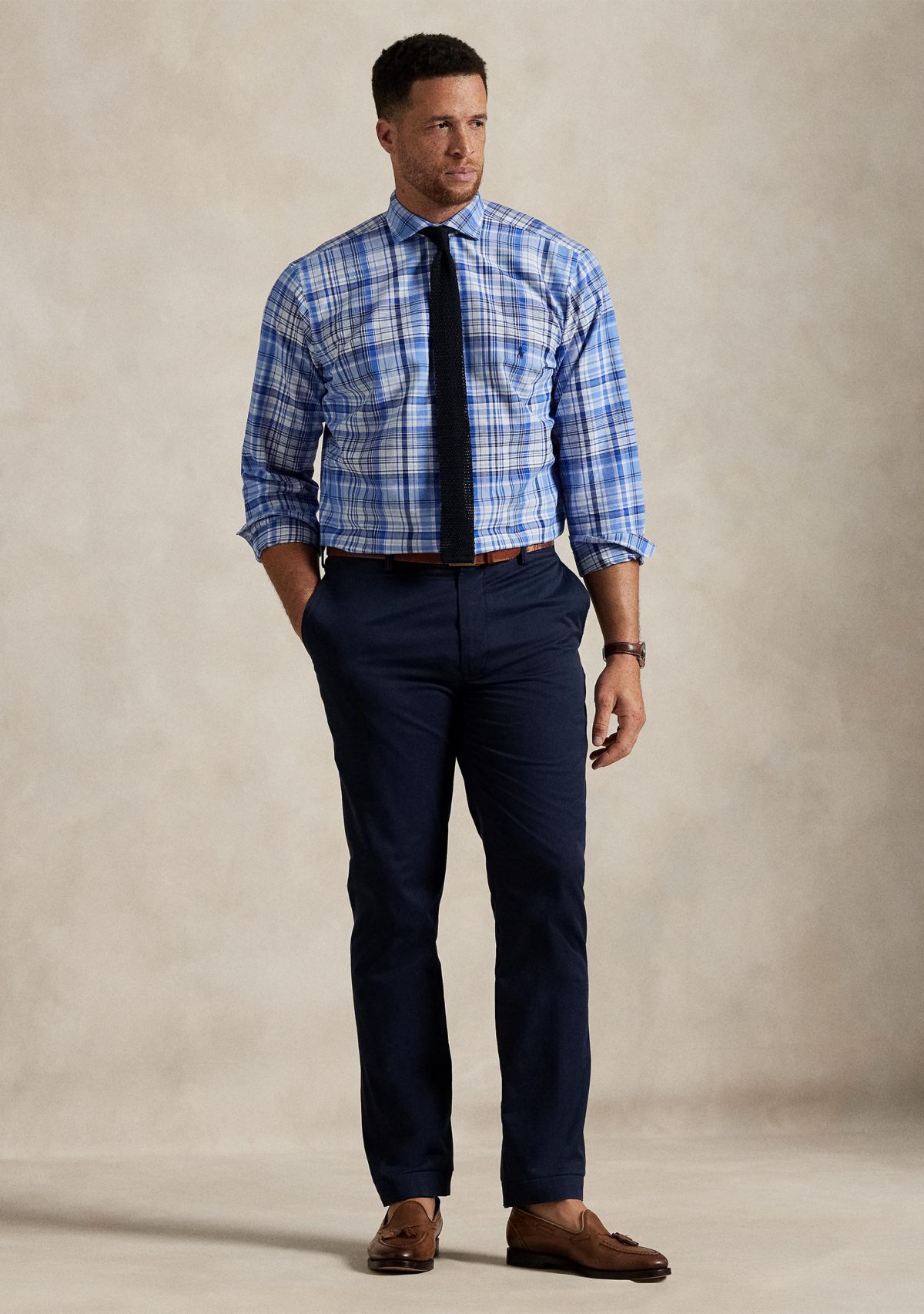 Big & Tall Plaid Oxford Shirt