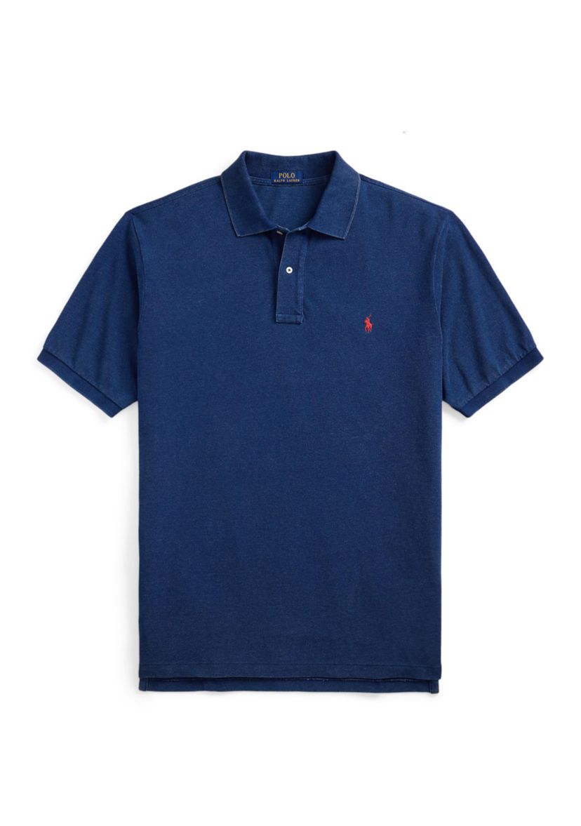 Big & Tall Indigo Mesh Polo Shirt