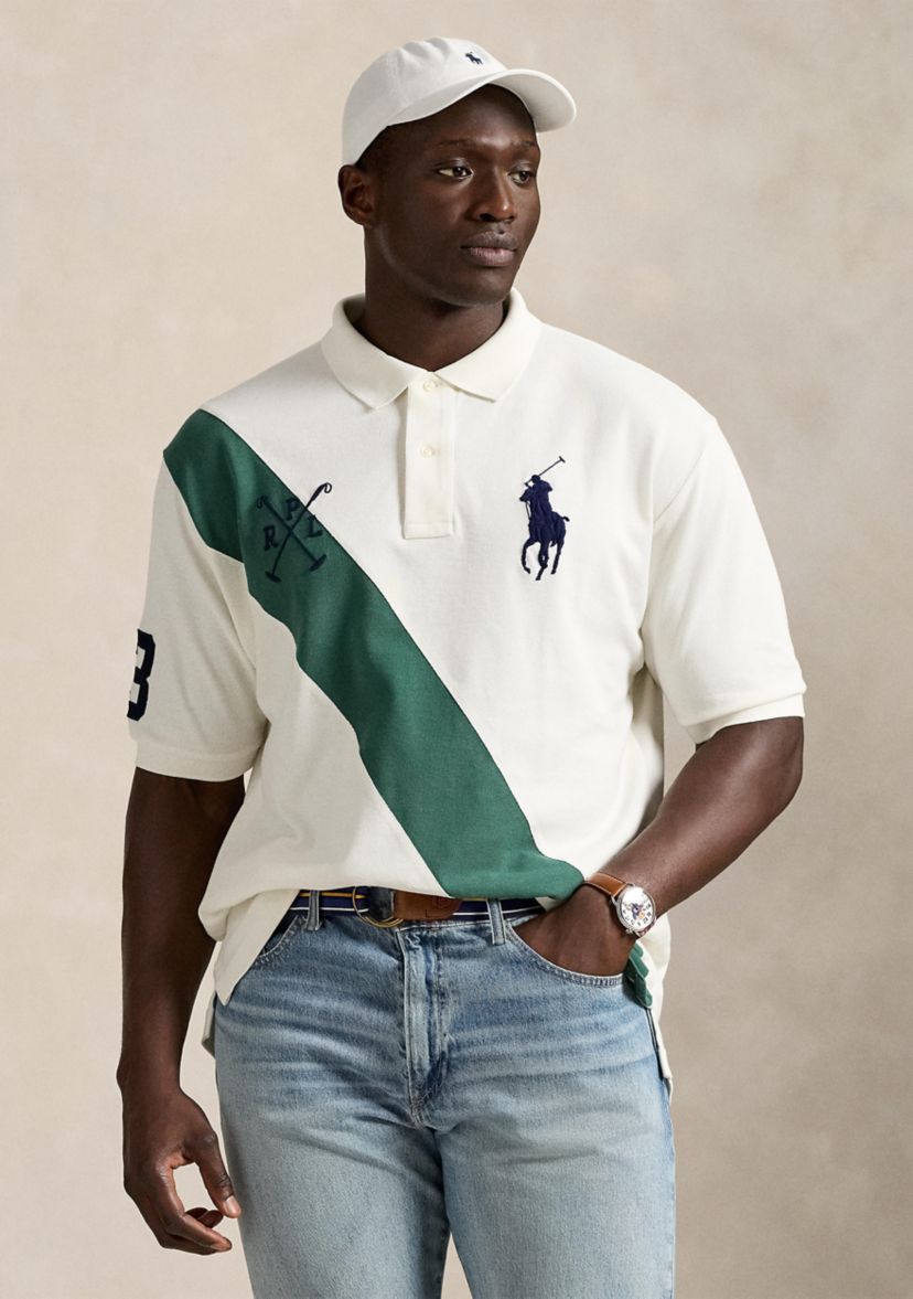 Big & Tall Big Pony Mesh Polo Shirt