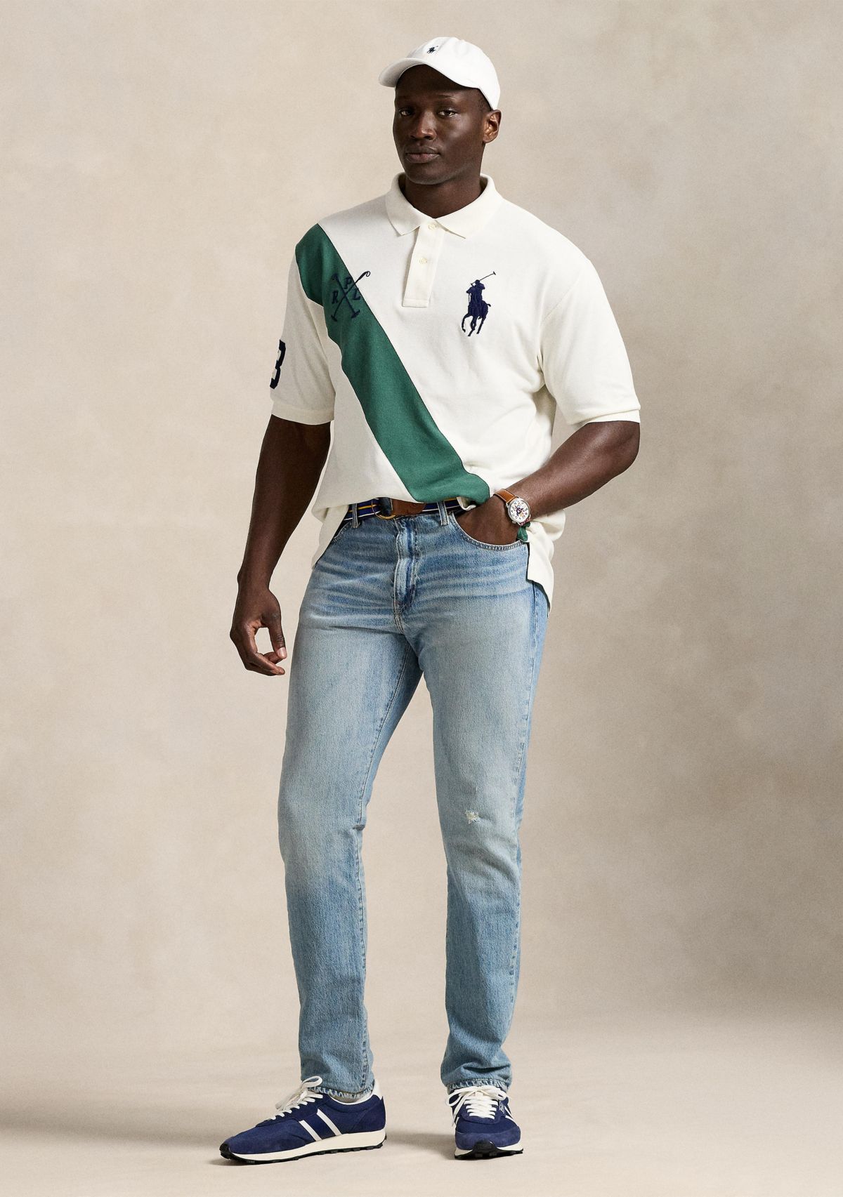 Big & Tall Big Pony Mesh Polo Shirt