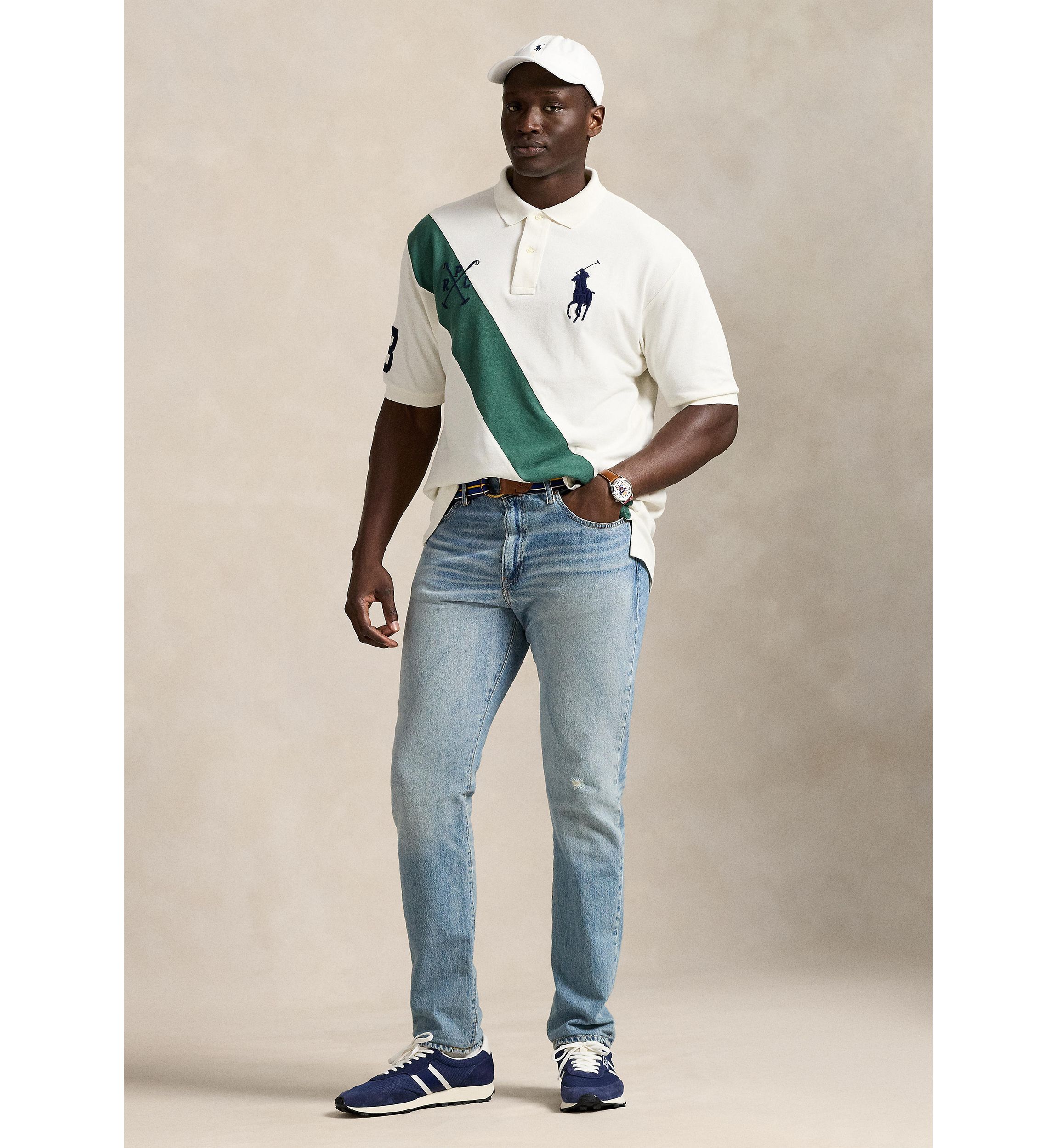 Big & Tall Big Pony Mesh Polo Shirt