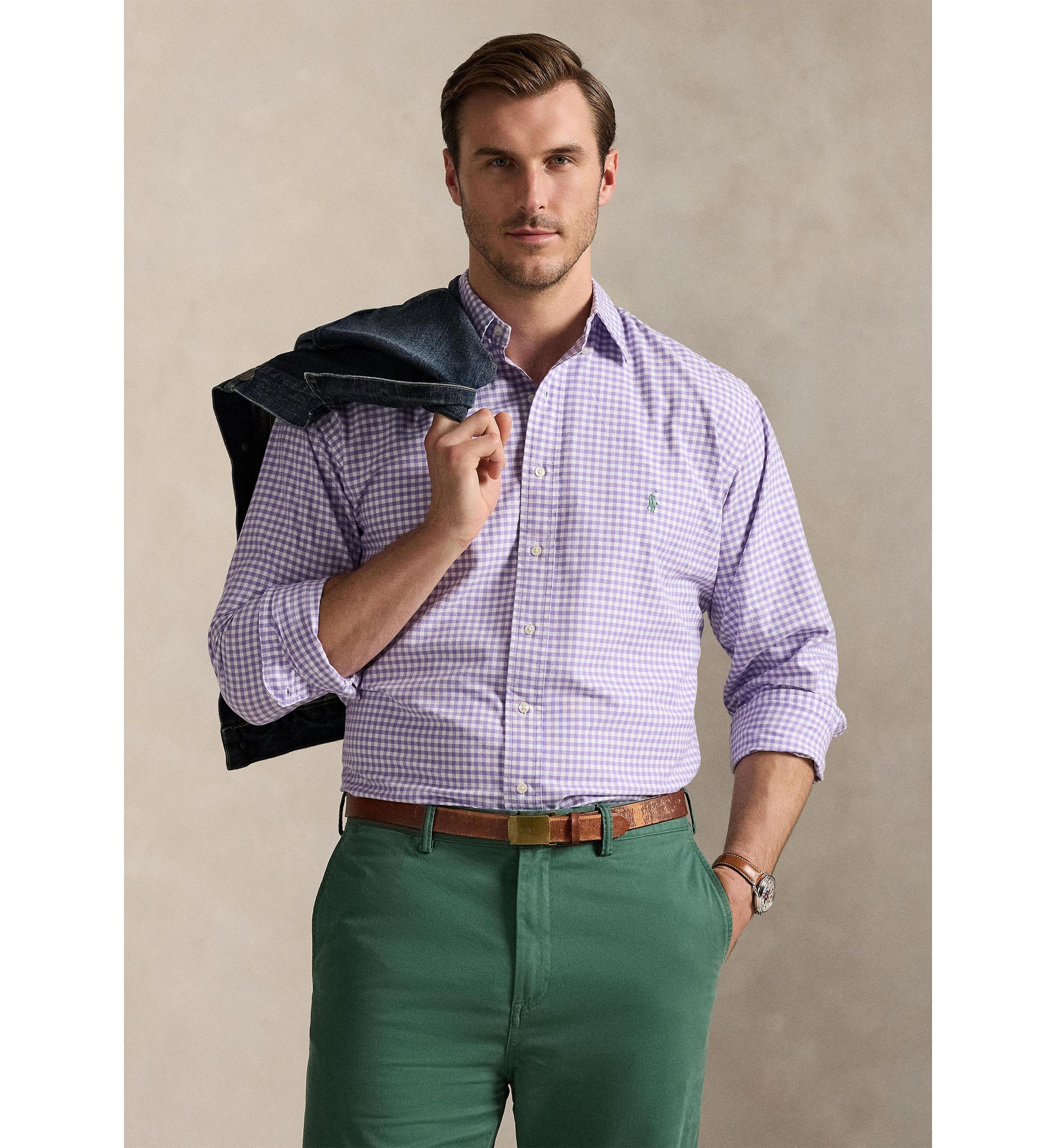 Big & Tall Gingham Oxford Shirt
