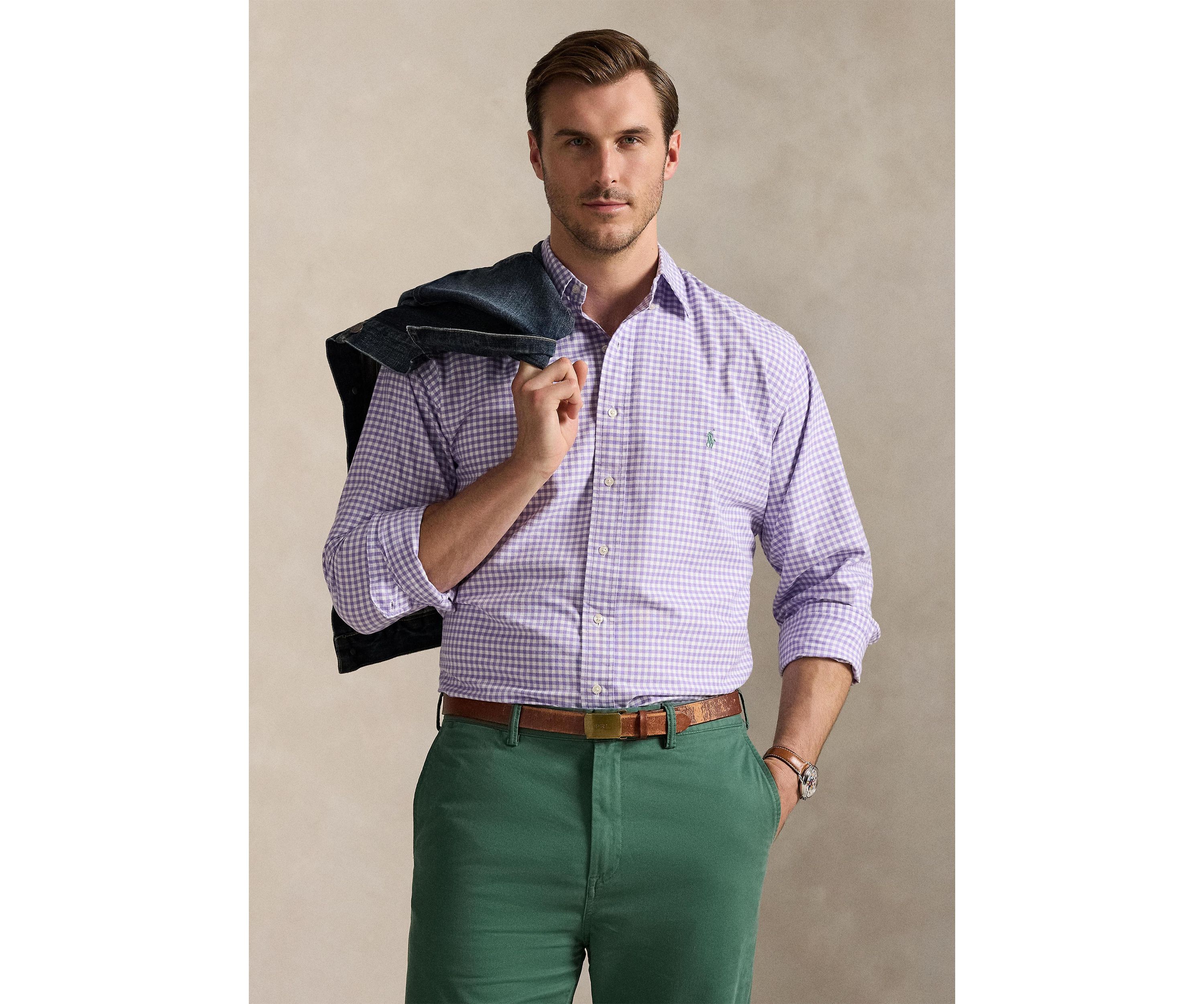 Big & Tall Gingham Oxford Shirt