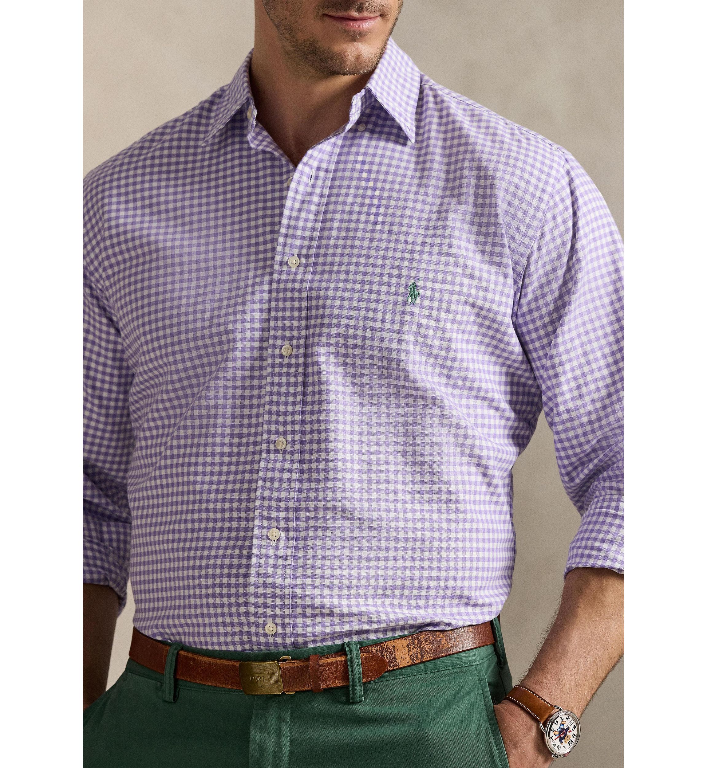 Big & Tall Gingham Oxford Shirt