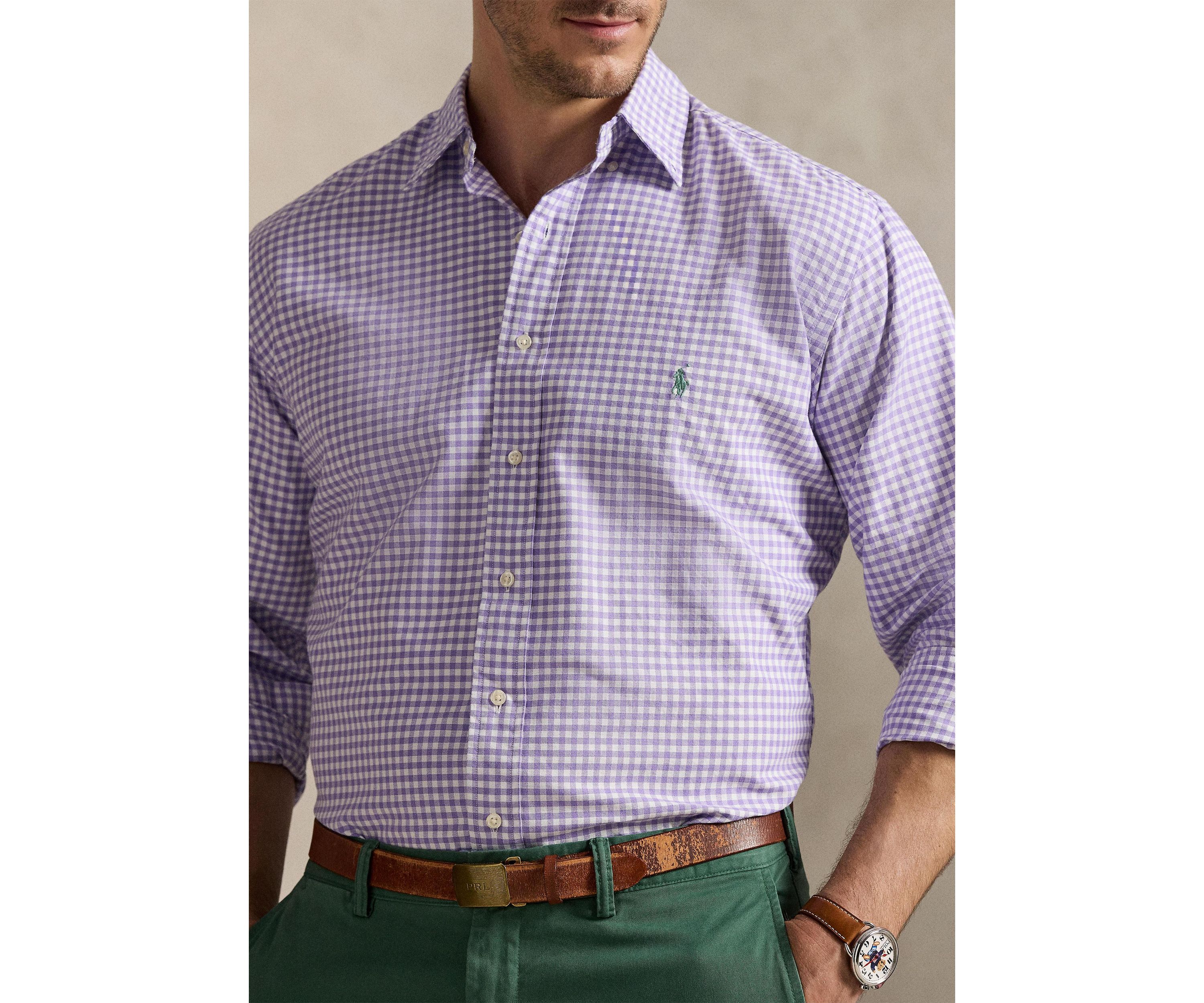 Big & Tall Gingham Oxford Shirt