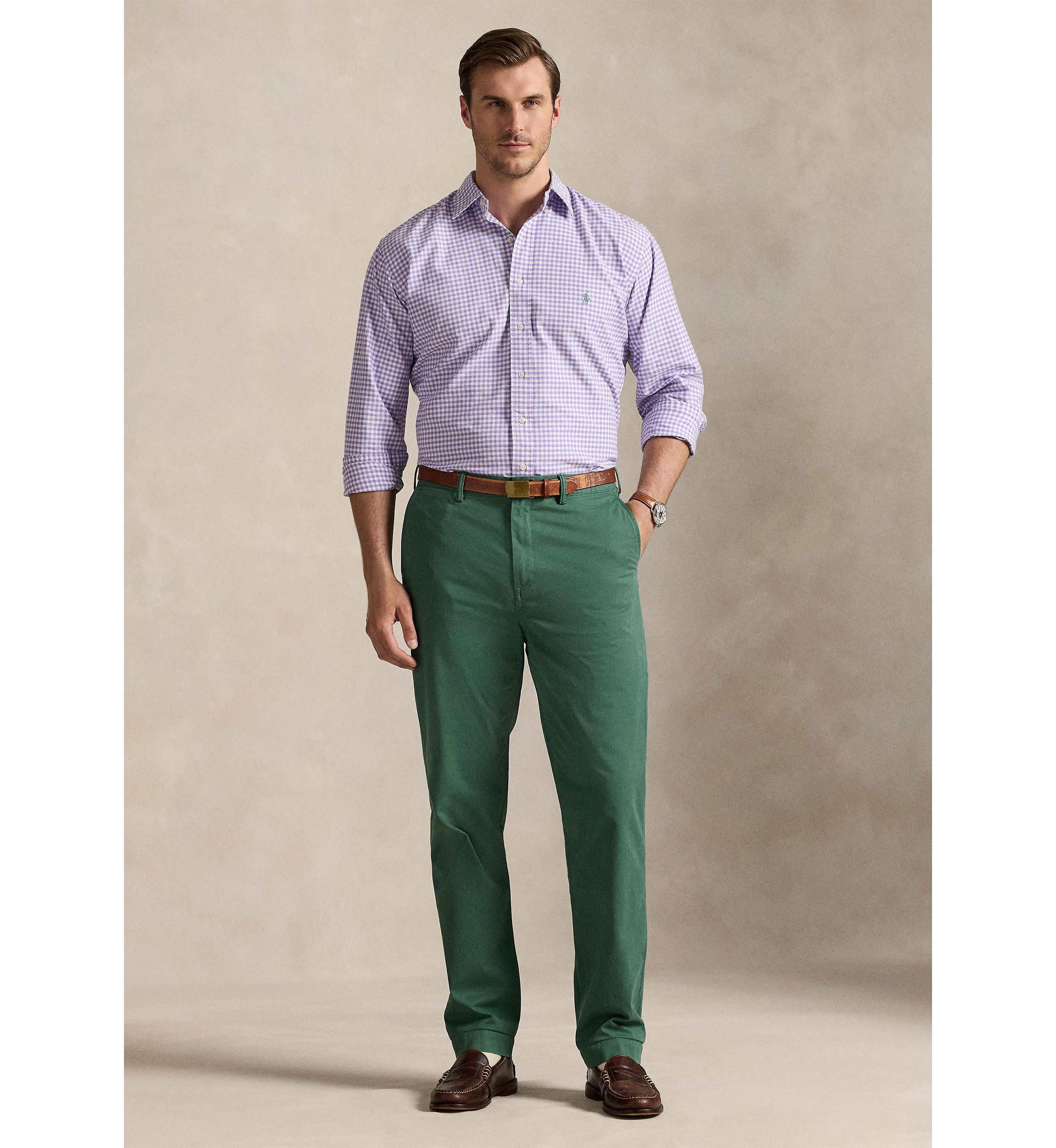 Big & Tall Gingham Oxford Shirt