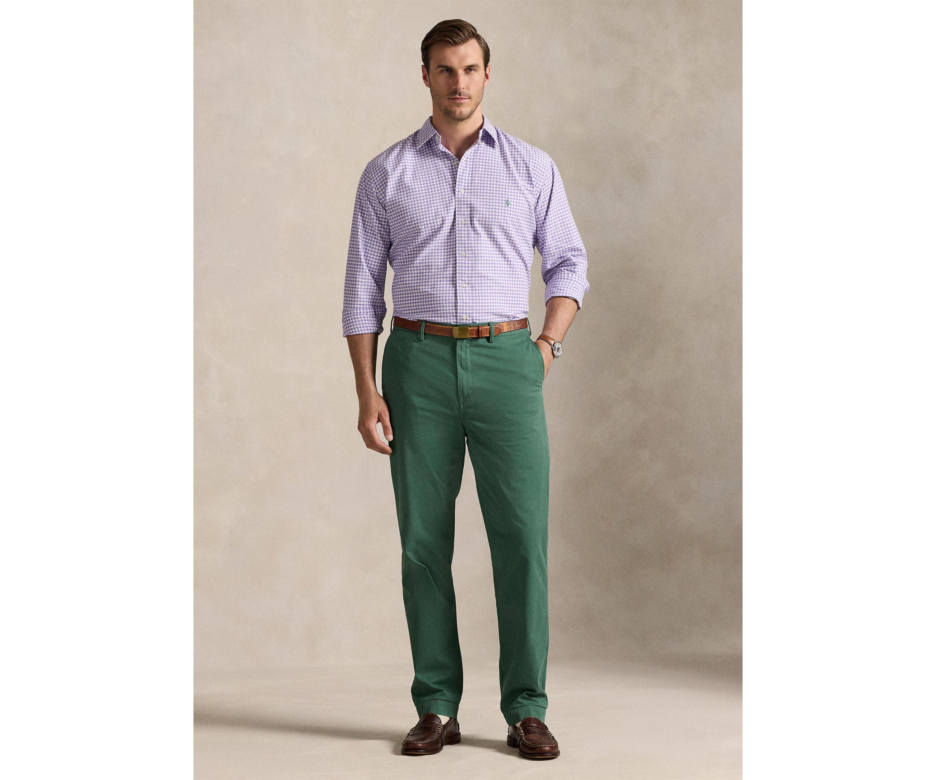 Big & Tall Gingham Oxford Shirt
