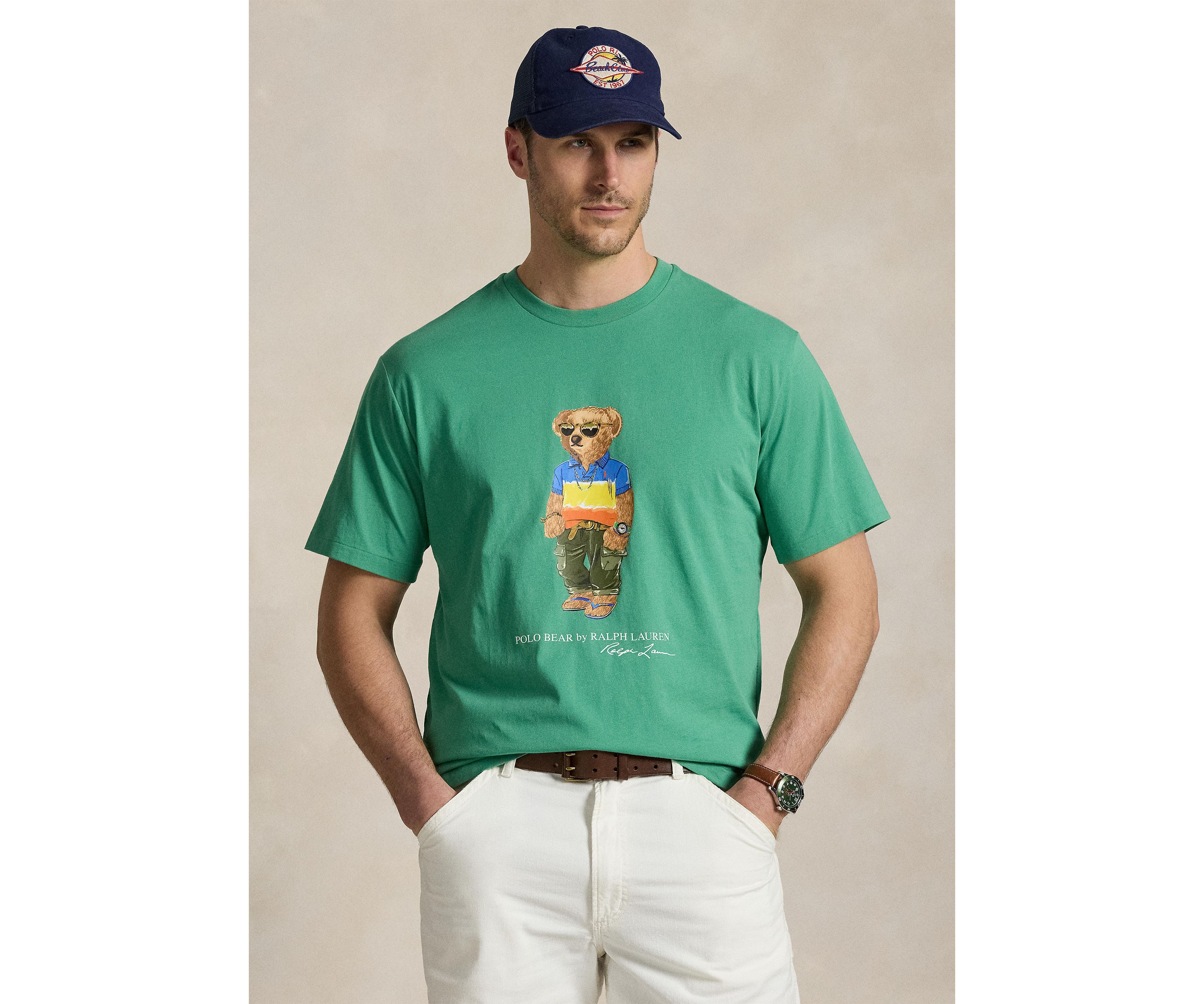 Big & Tall Polo Bear Jersey T-Shirt
