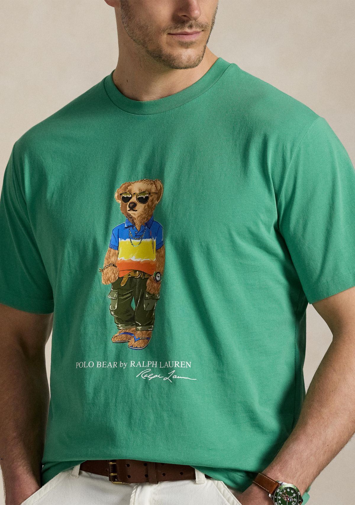 Big & Tall Polo Bear Jersey T-Shirt