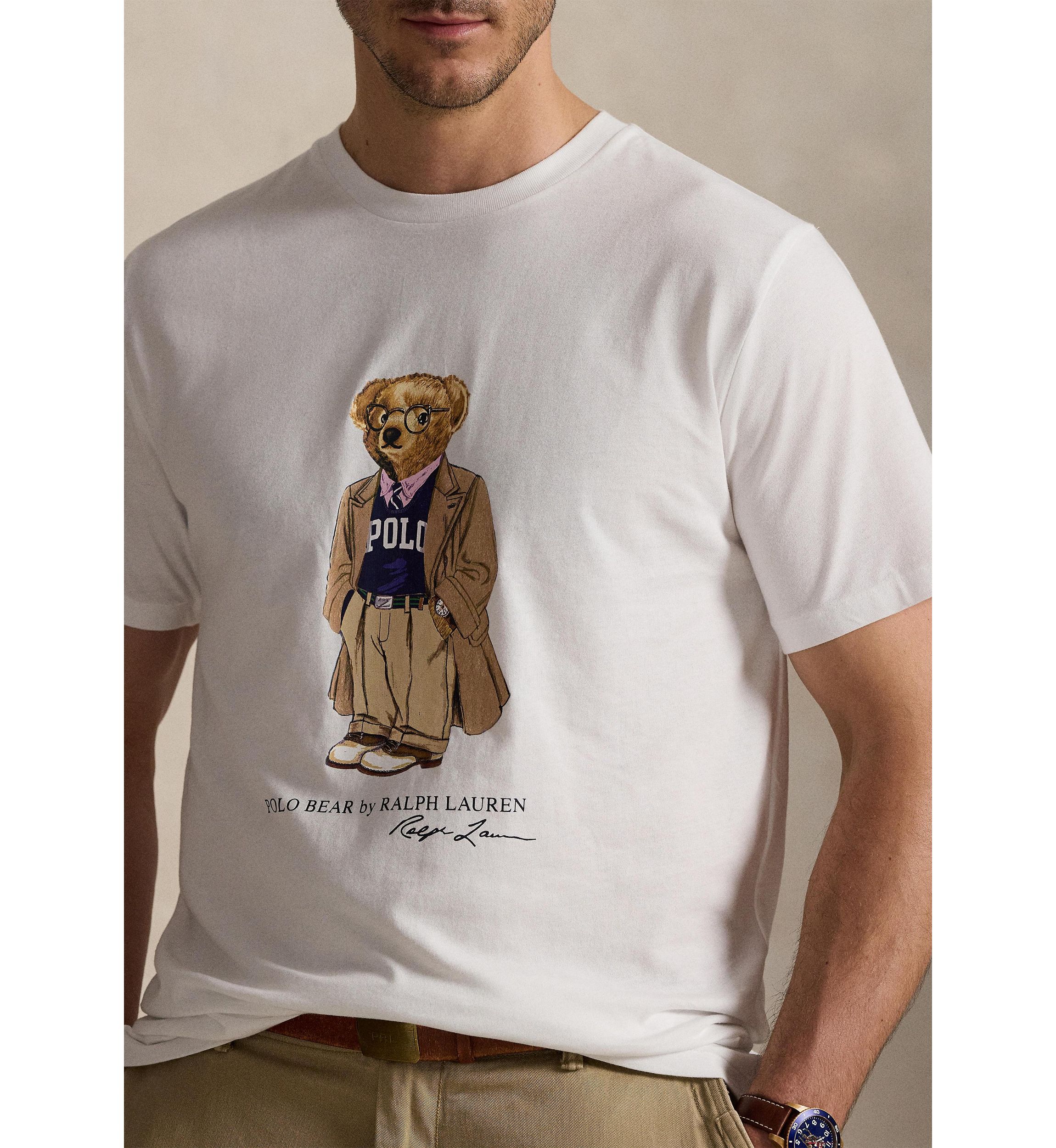 Big & Tall Polo Bear Jersey Graphic T-Shirt