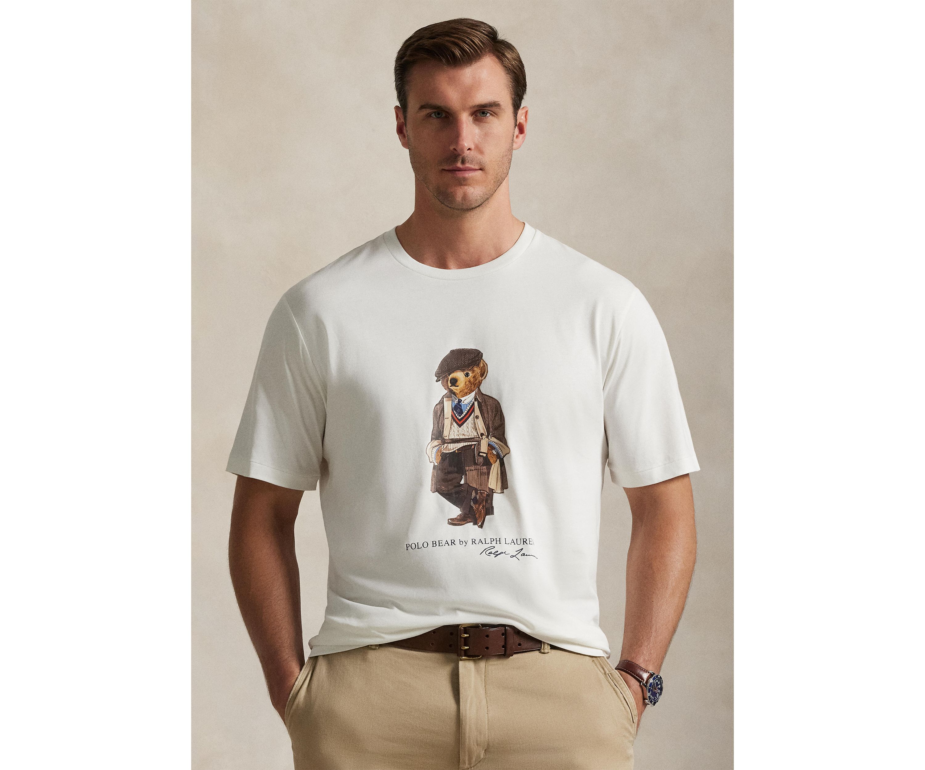 Big & Tall Polo Bear Jersey T-Shirt