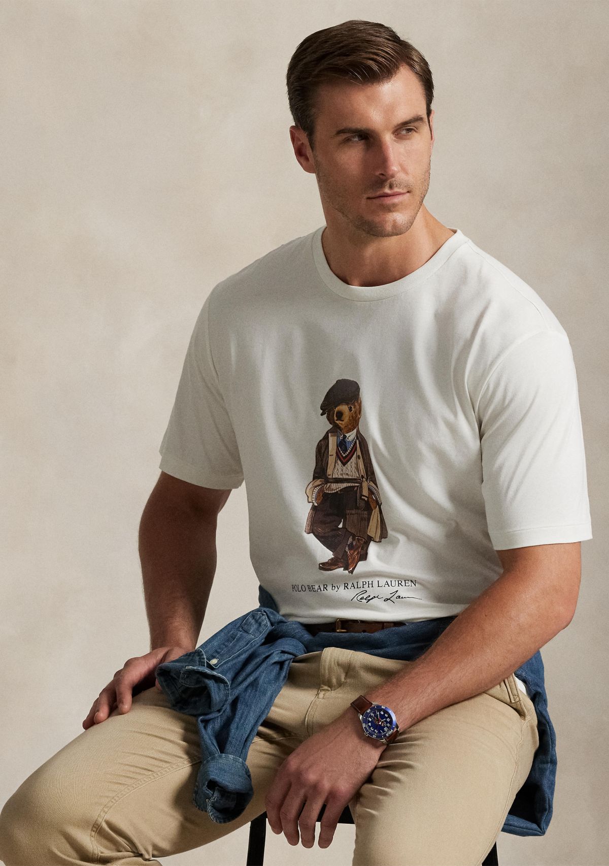 Big & Tall Polo Bear Jersey T-Shirt