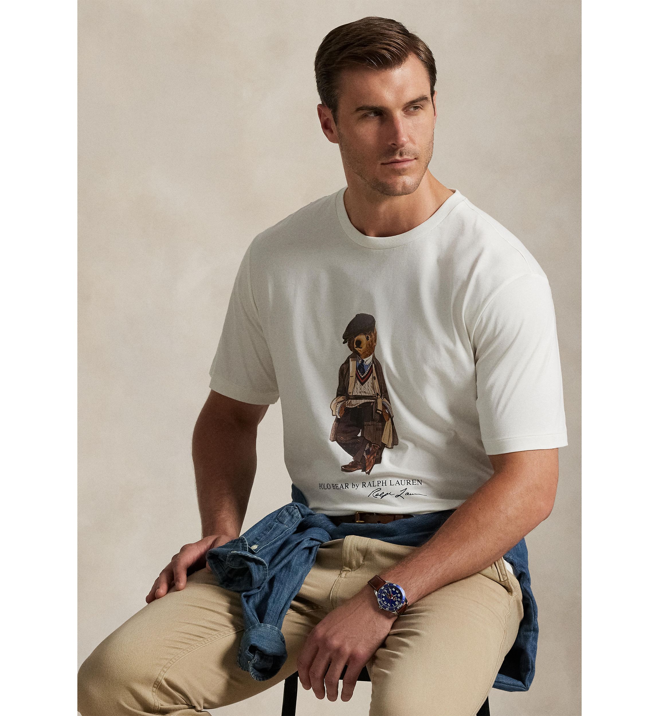 Big & Tall Polo Bear Jersey T-Shirt