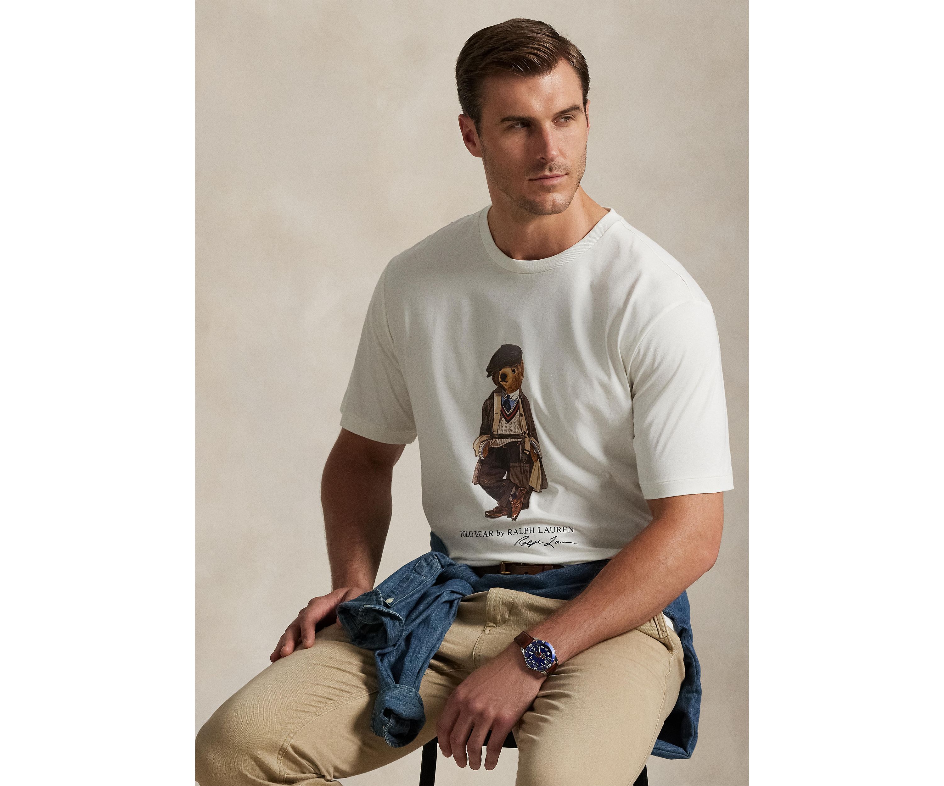 Big & Tall Polo Bear Jersey T-Shirt