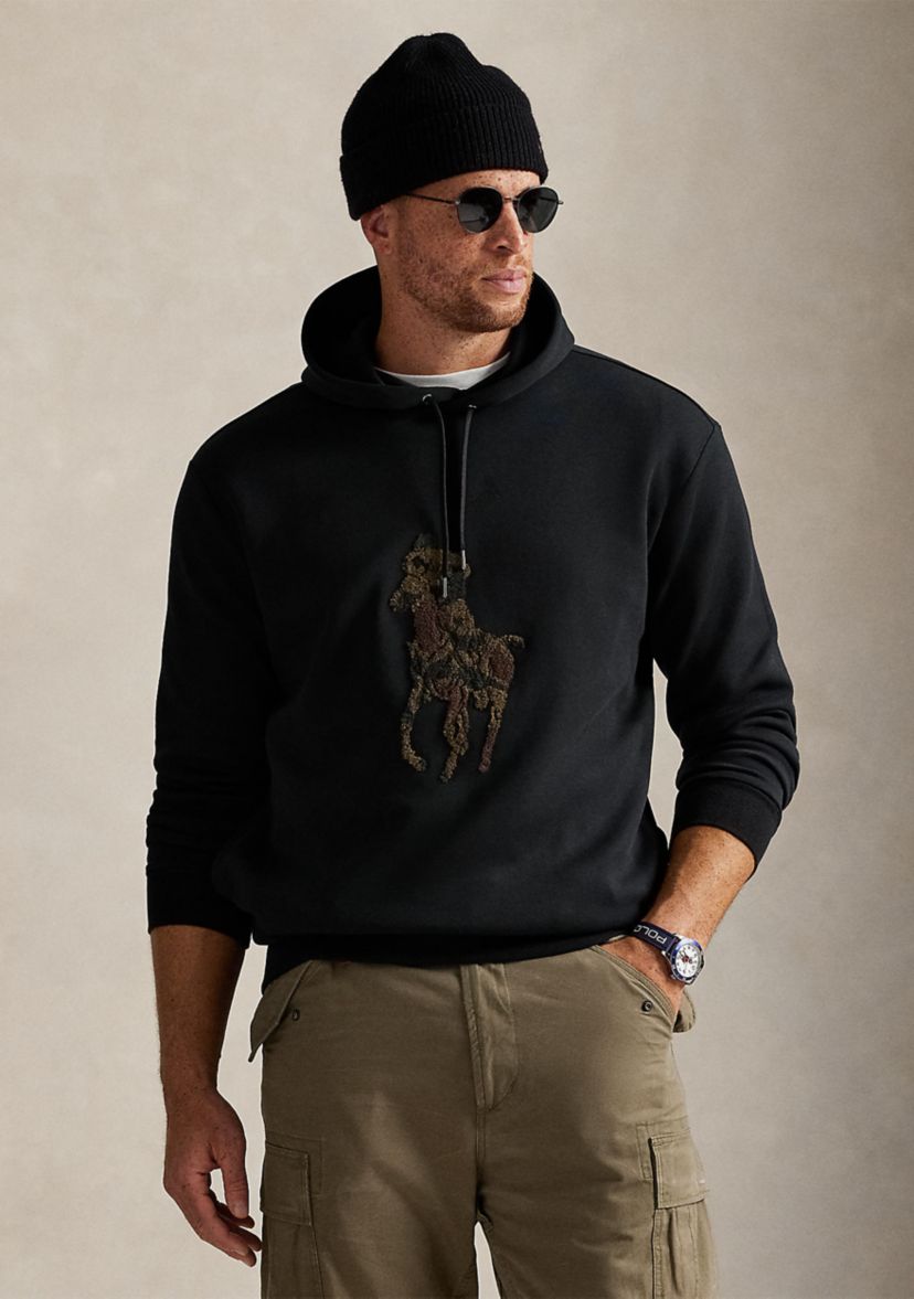 Big & Tall Camo Big Pony Double-Knit Hoodie