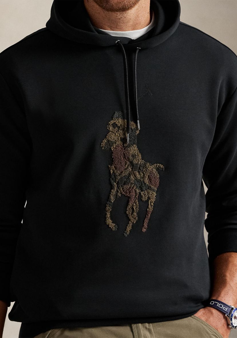 Big & Tall Camo Big Pony Double-Knit Hoodie