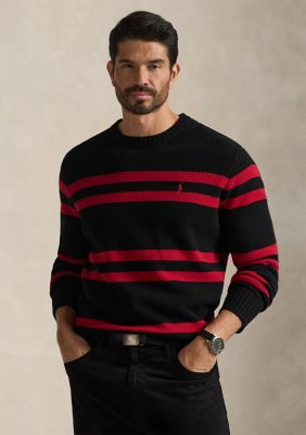 Polo Ralph Lauren Men's Big & Tall Striped Wool Sweater