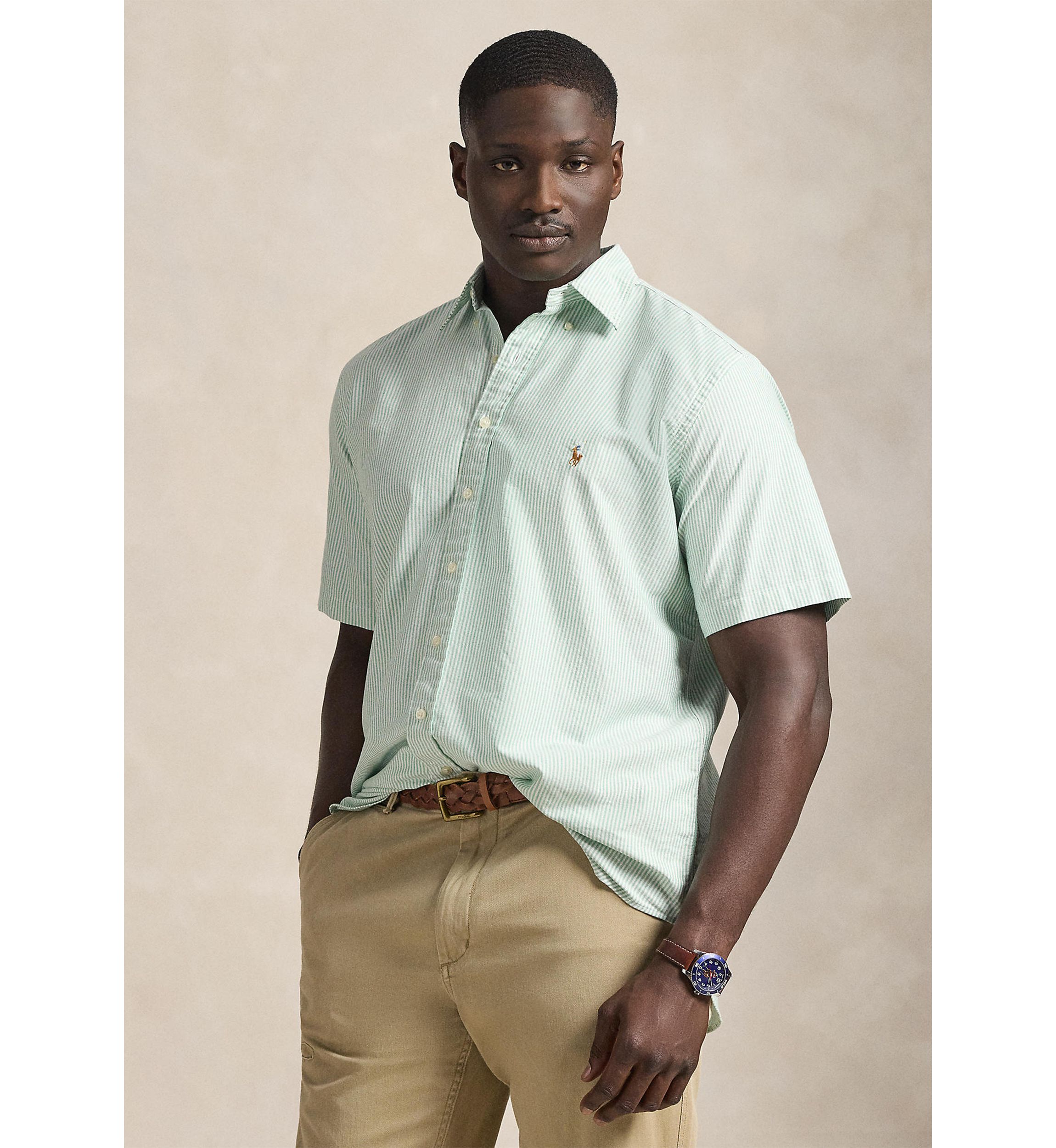Polo Ralph Lauren Big & Tall Striped Oxford Shirt | Belk