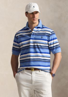 Polo Ralph Lauren Men's Big & Tall Striped Mesh Polo Shirt
