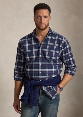 Polo Ralph Lauren Men's Big & Tall Plaid Oxford Shirt