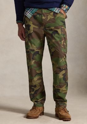 Polo Ralph Lauren Men's Big & Tall Classic Fit Camo Canvas Cargo Pants