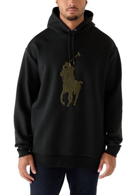 Polo Ralph Lauren Men's Big & Tall Big Pony Double-Knit Hoodie